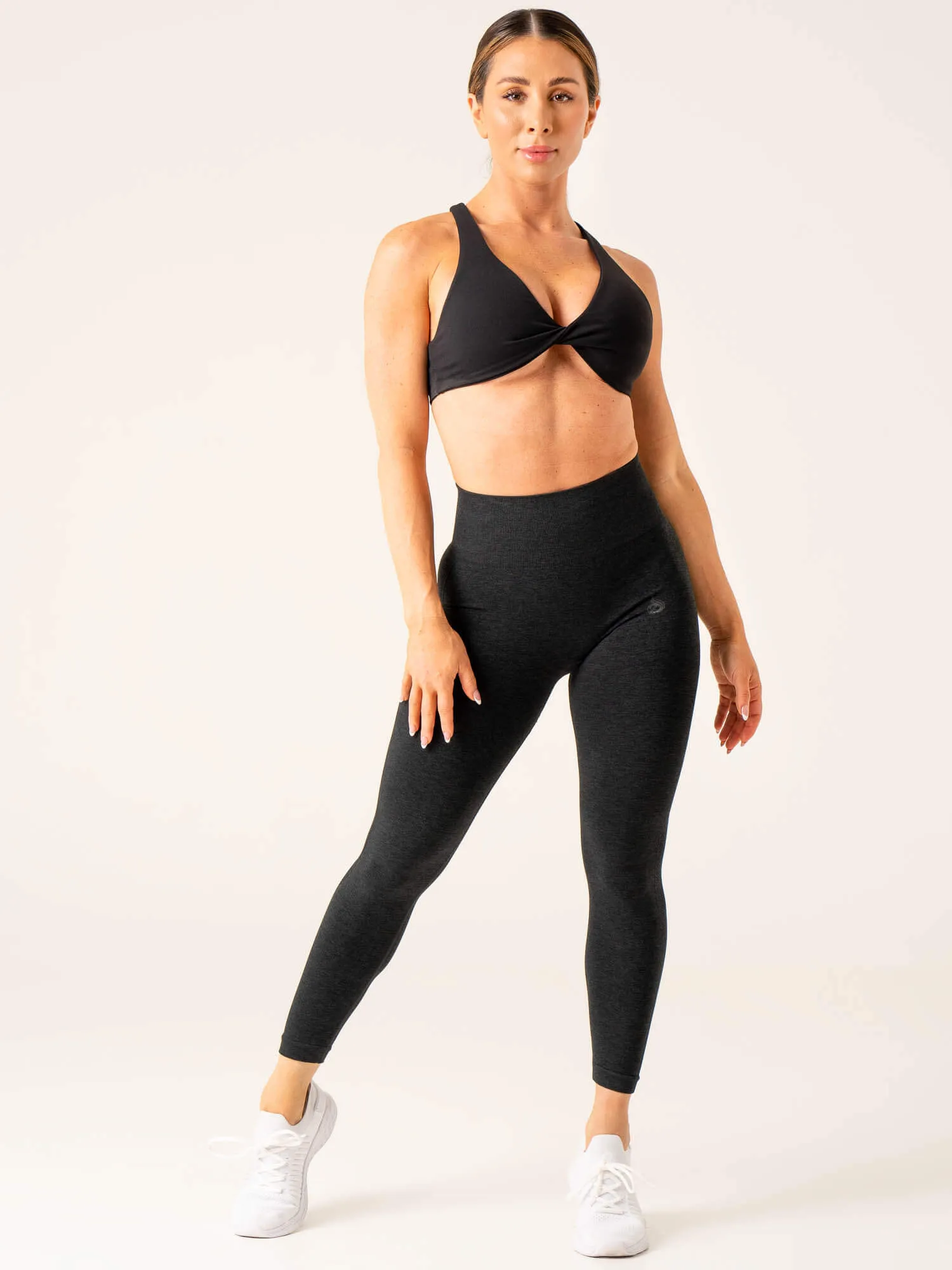 Evolve Seamless Leggings - Black Marl