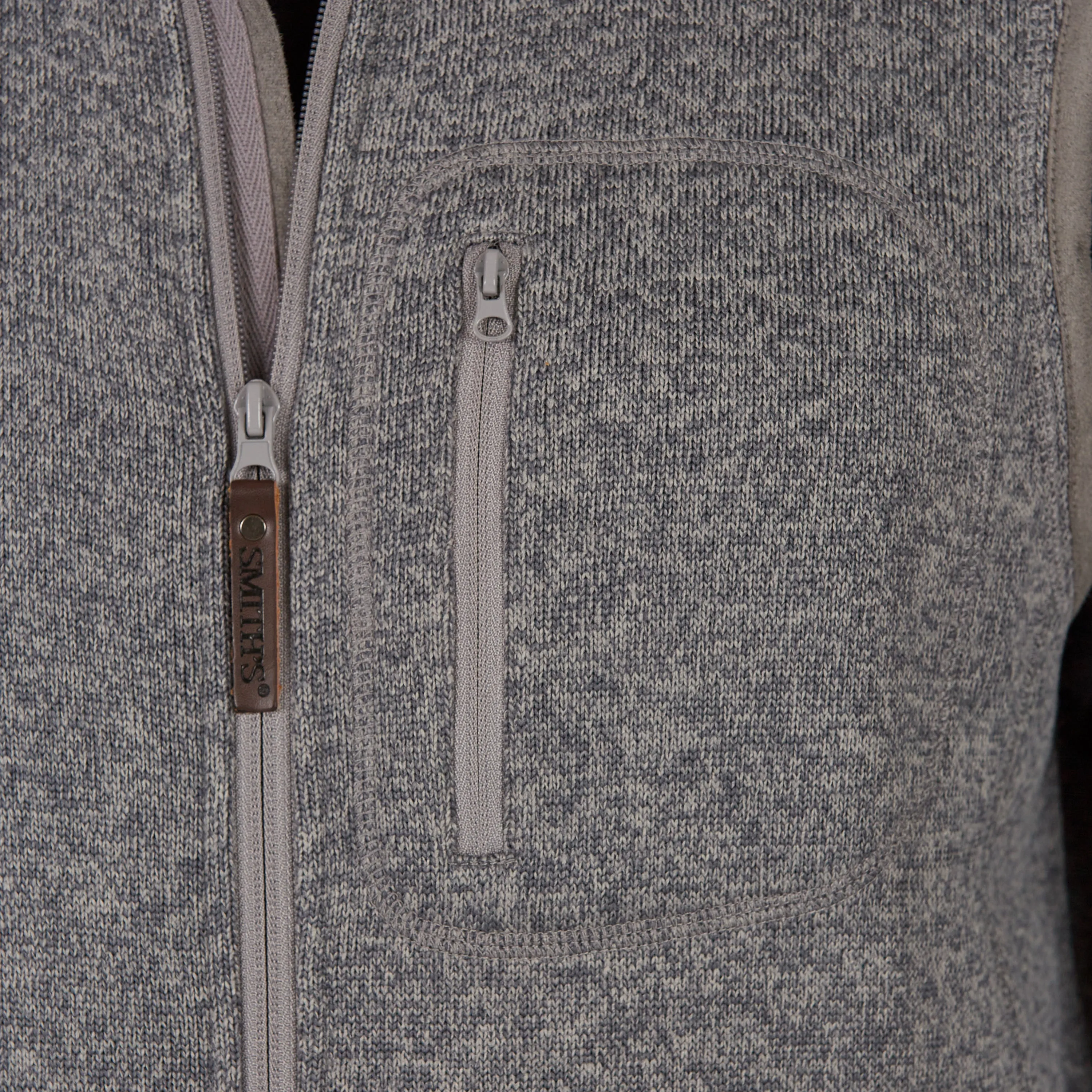 FULL-ZIP FLEECE SWEATER VEST