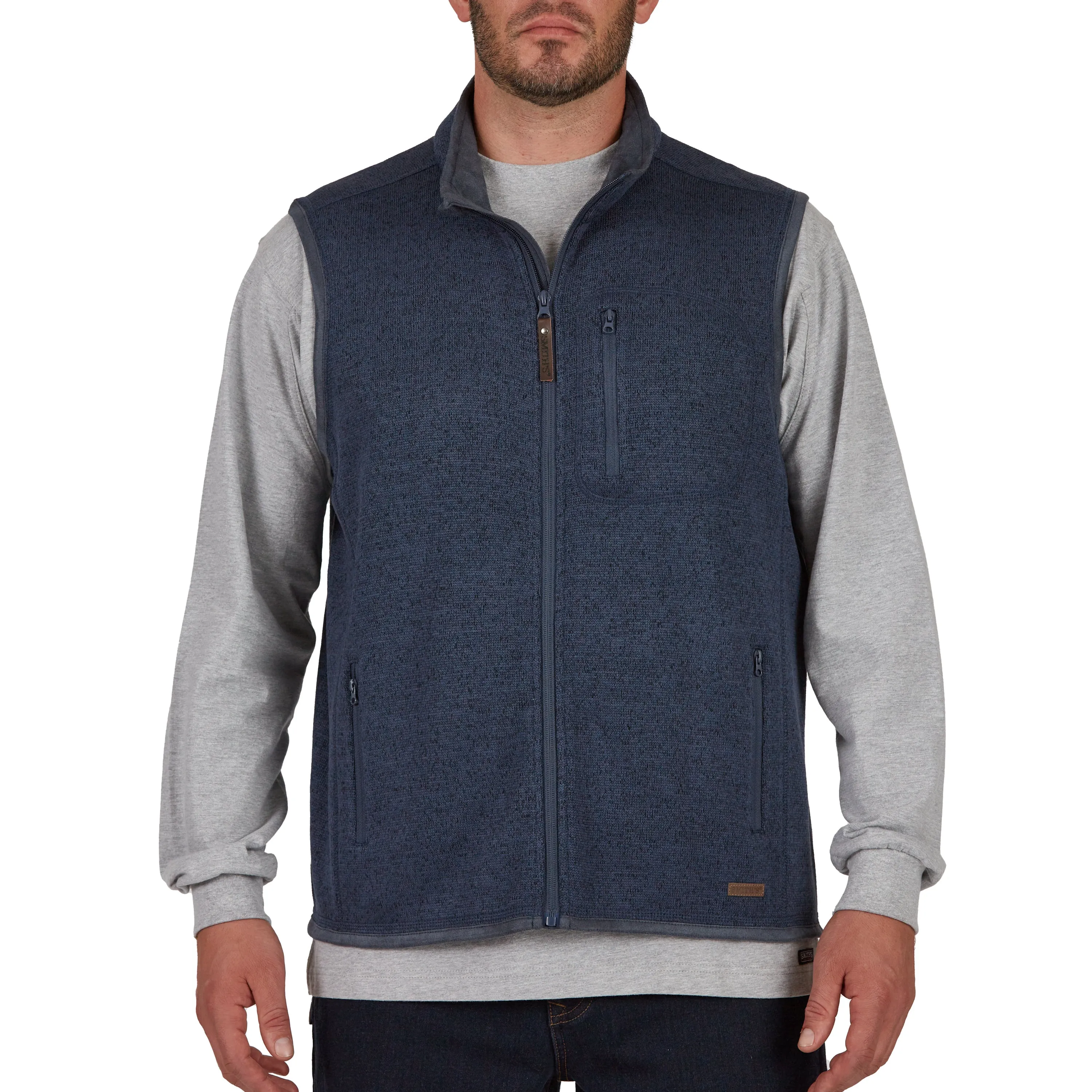 FULL-ZIP FLEECE SWEATER VEST