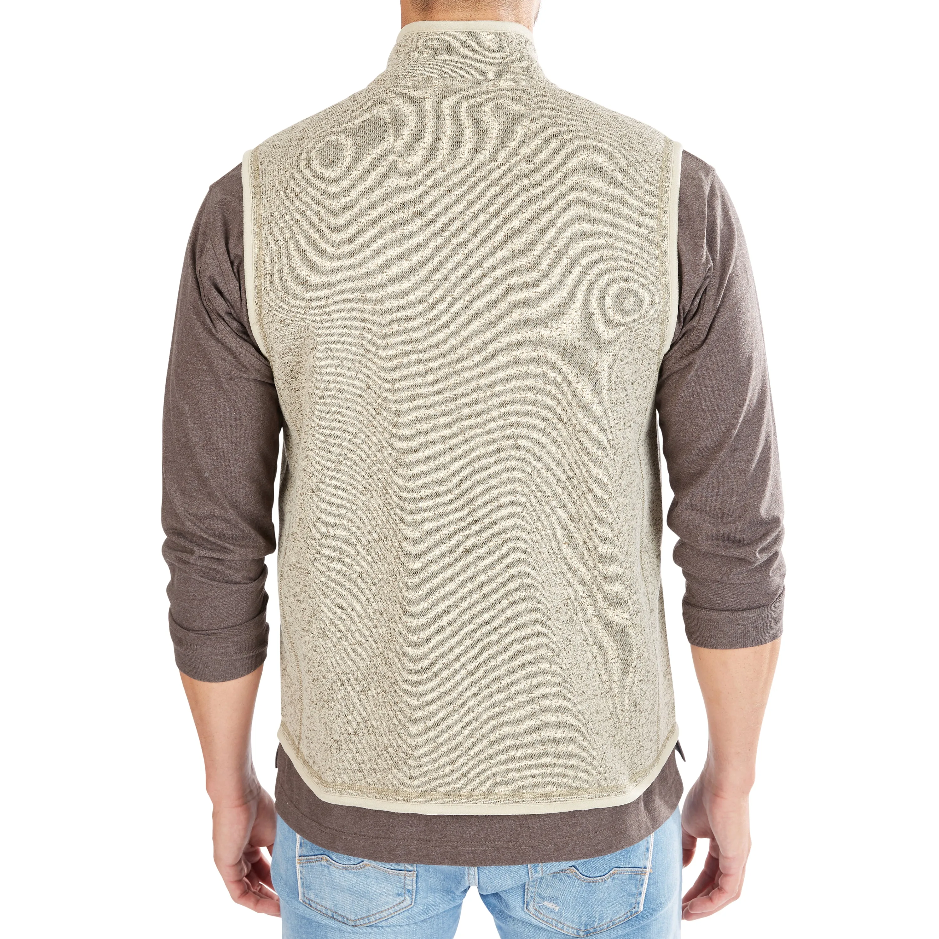 FULL-ZIP FLEECE SWEATER VEST