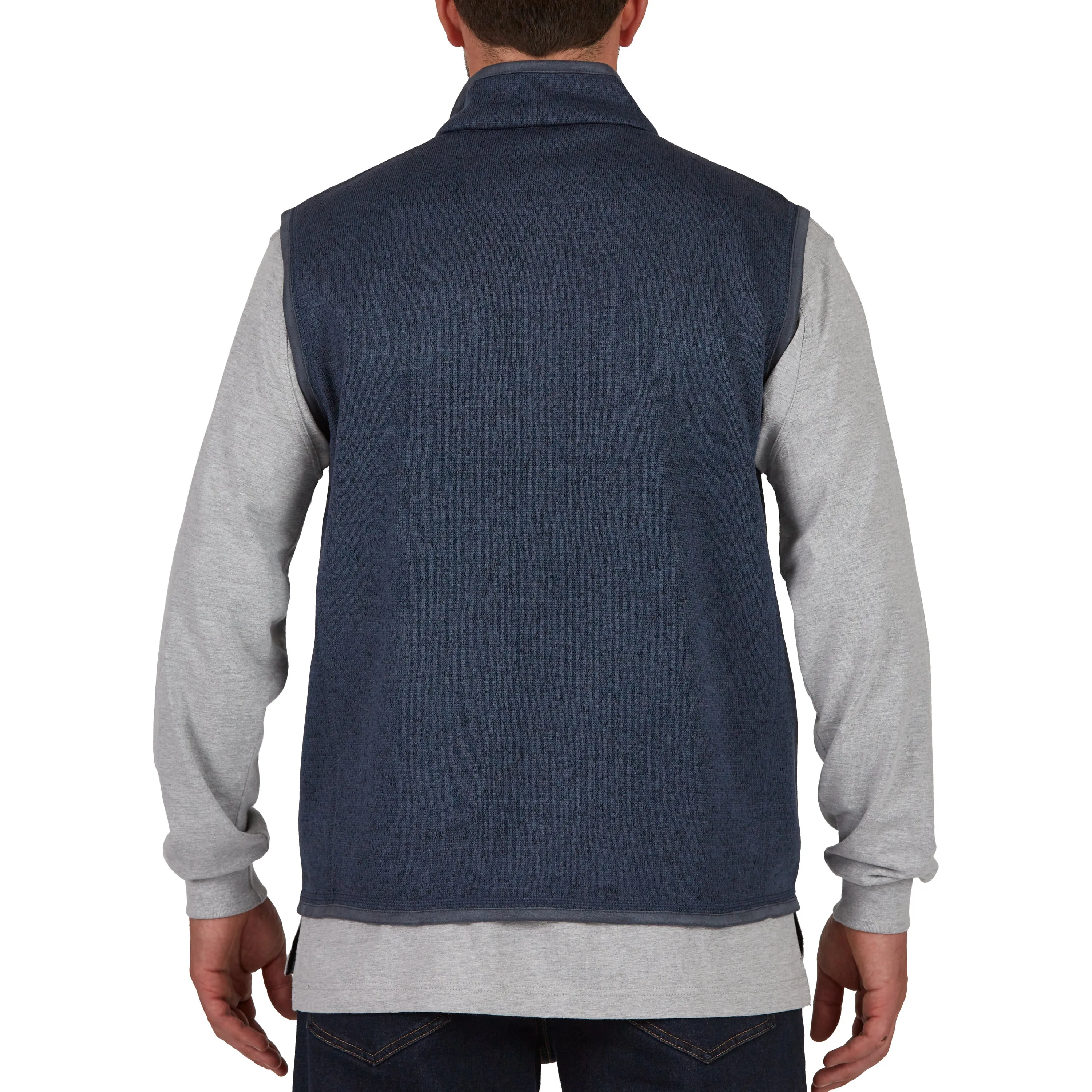 FULL-ZIP FLEECE SWEATER VEST