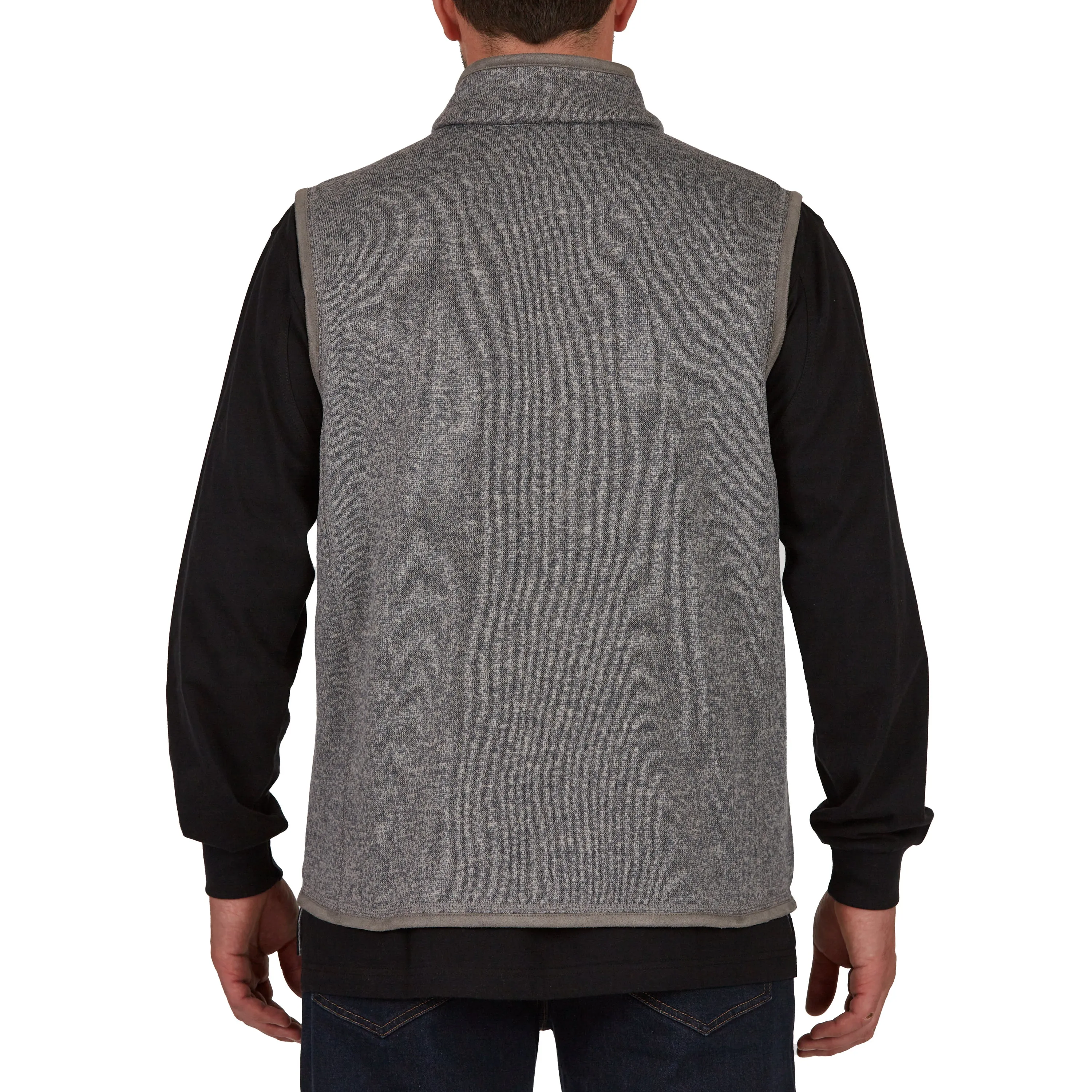 FULL-ZIP FLEECE SWEATER VEST