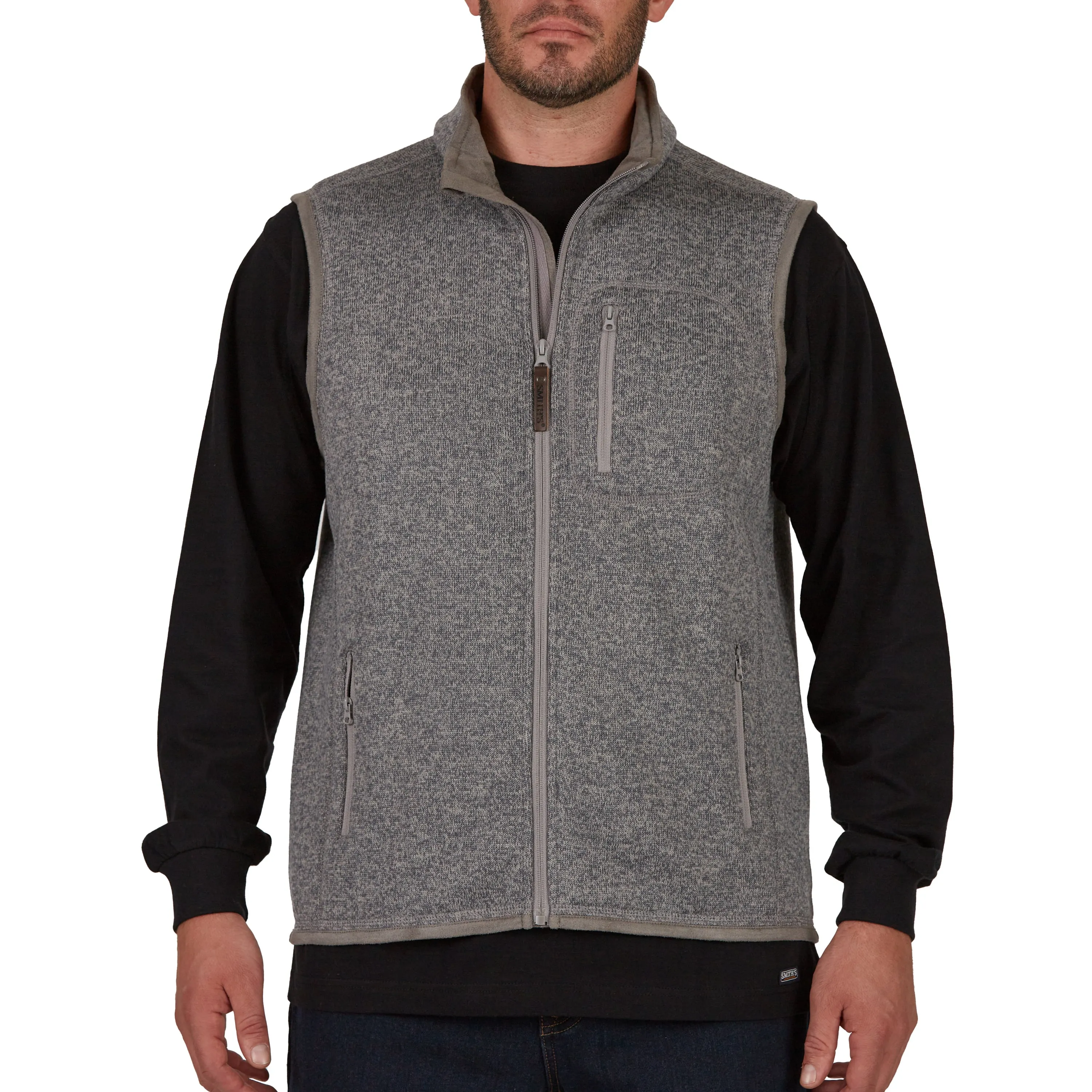 FULL-ZIP FLEECE SWEATER VEST