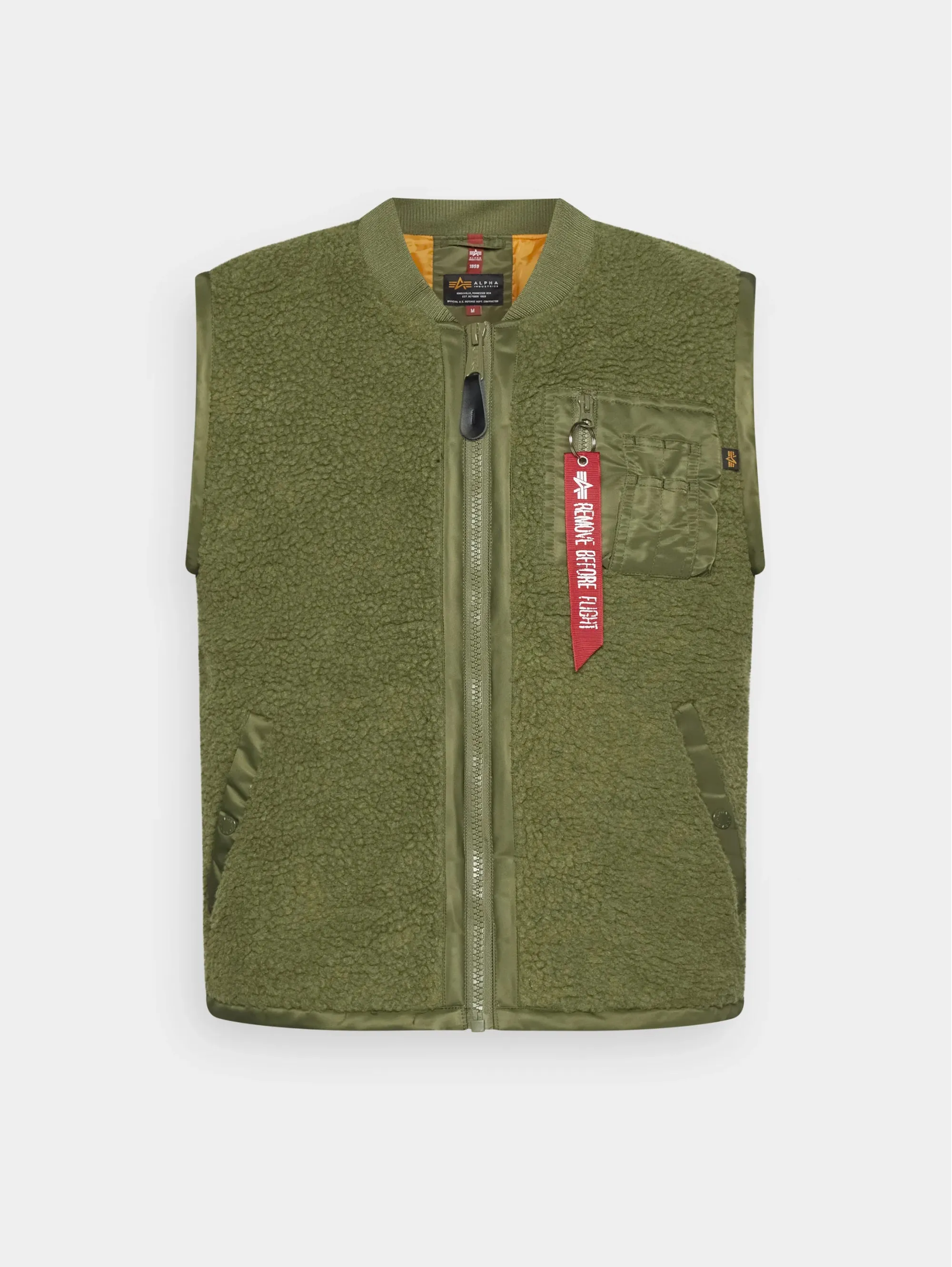 Gilet Imbottito Teddy Verde Salvia