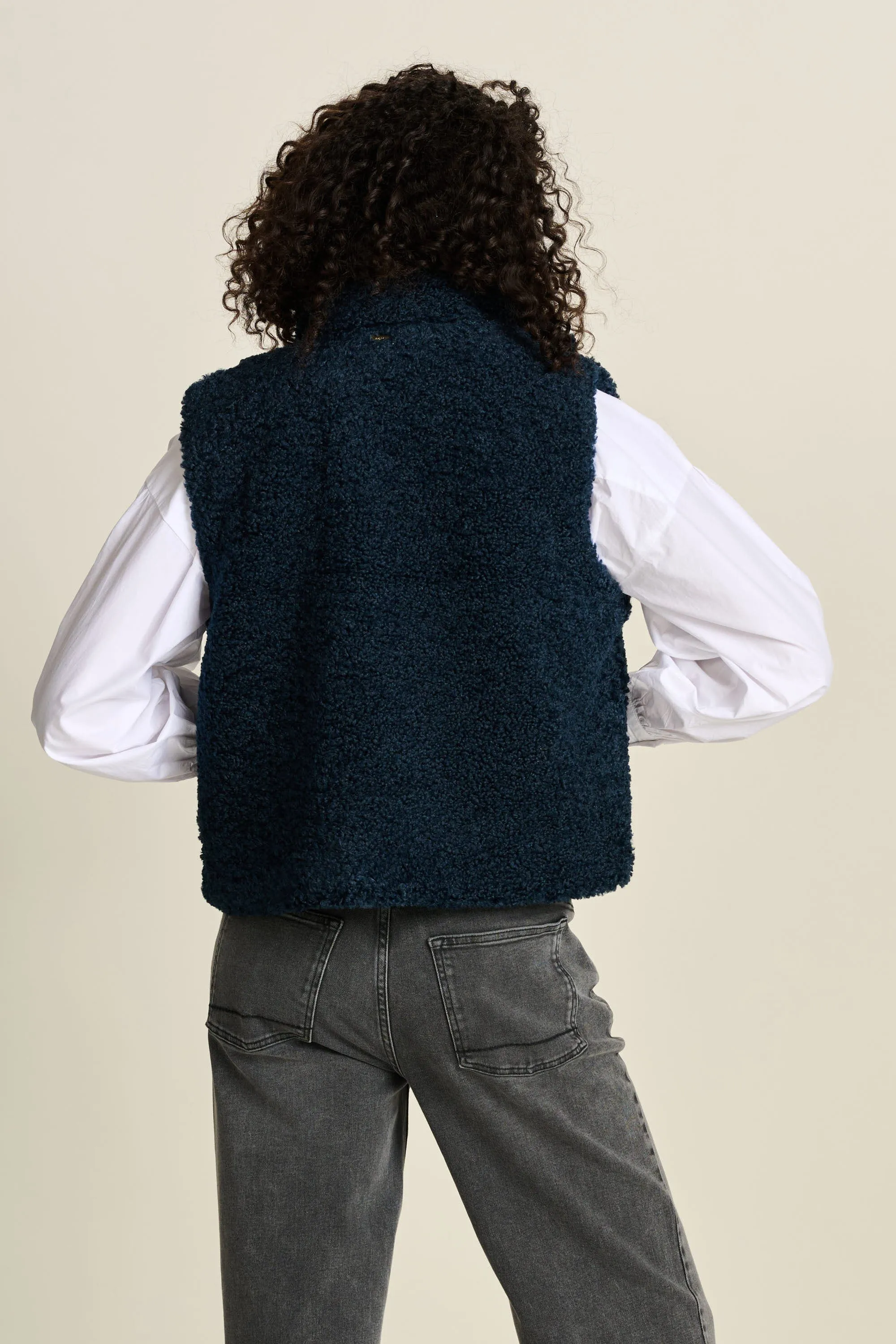 GILET - Teddy Love Navy