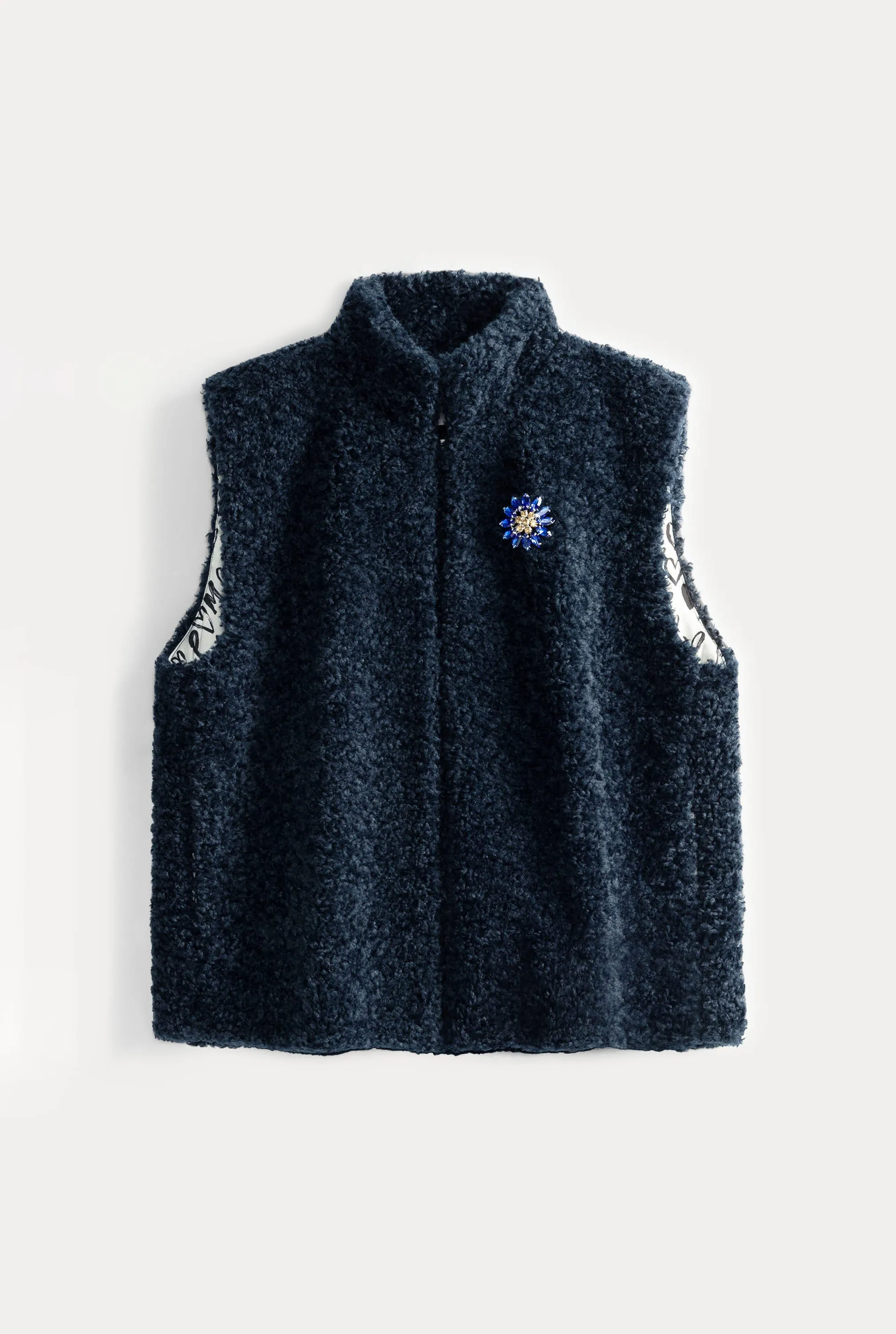 GILET - Teddy Love Navy