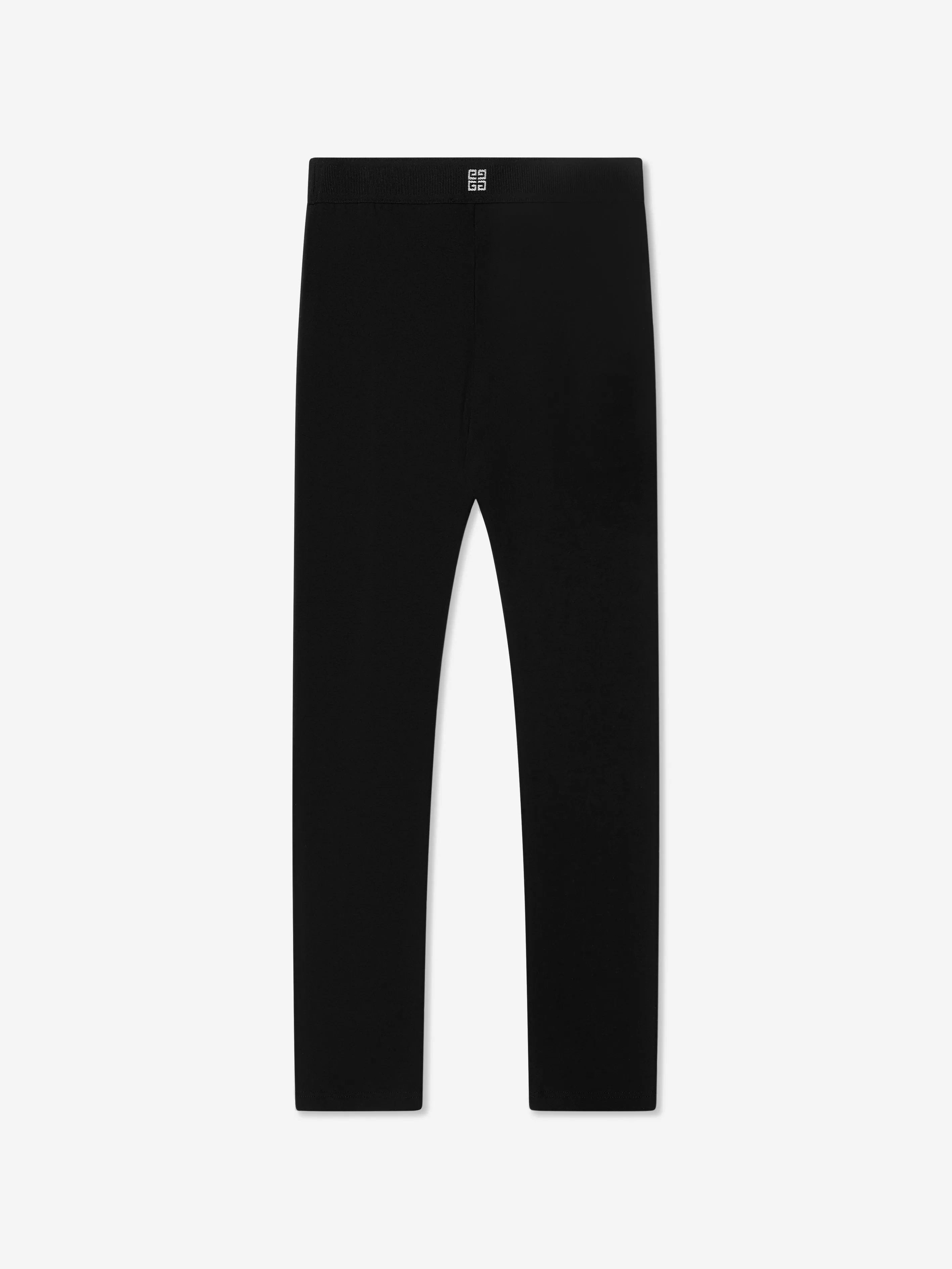 Givenchy Girls Organic Cotton Logo Leggings in Black