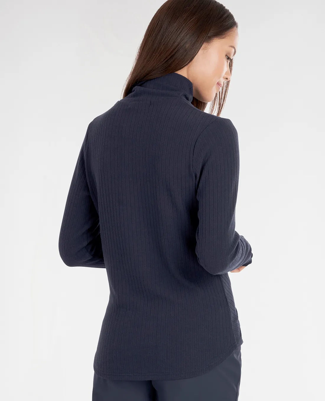 GREEN LAMB Mackenzie Ribbed Roll Neck 045 Navy