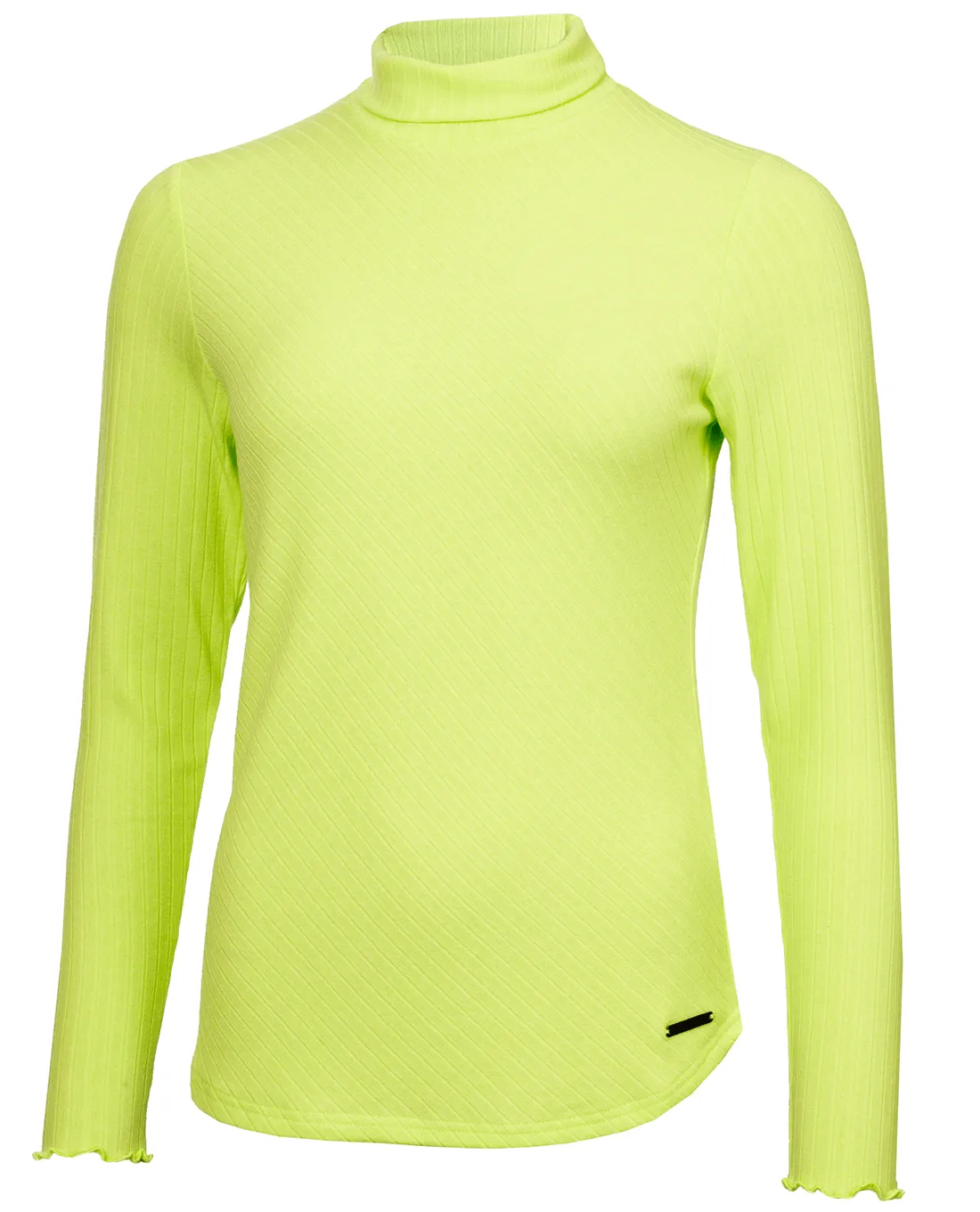 GREEN LAMB Mackenzie Ribbed Roll Neck 045 Soft Lime