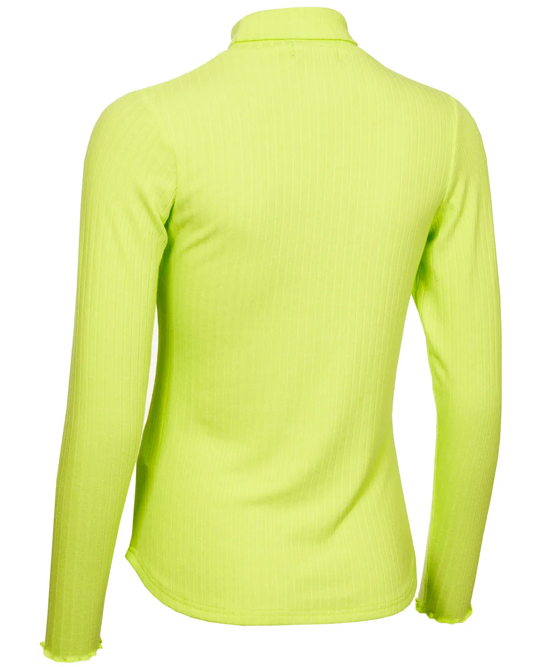 GREEN LAMB Mackenzie Ribbed Roll Neck 045 Soft Lime