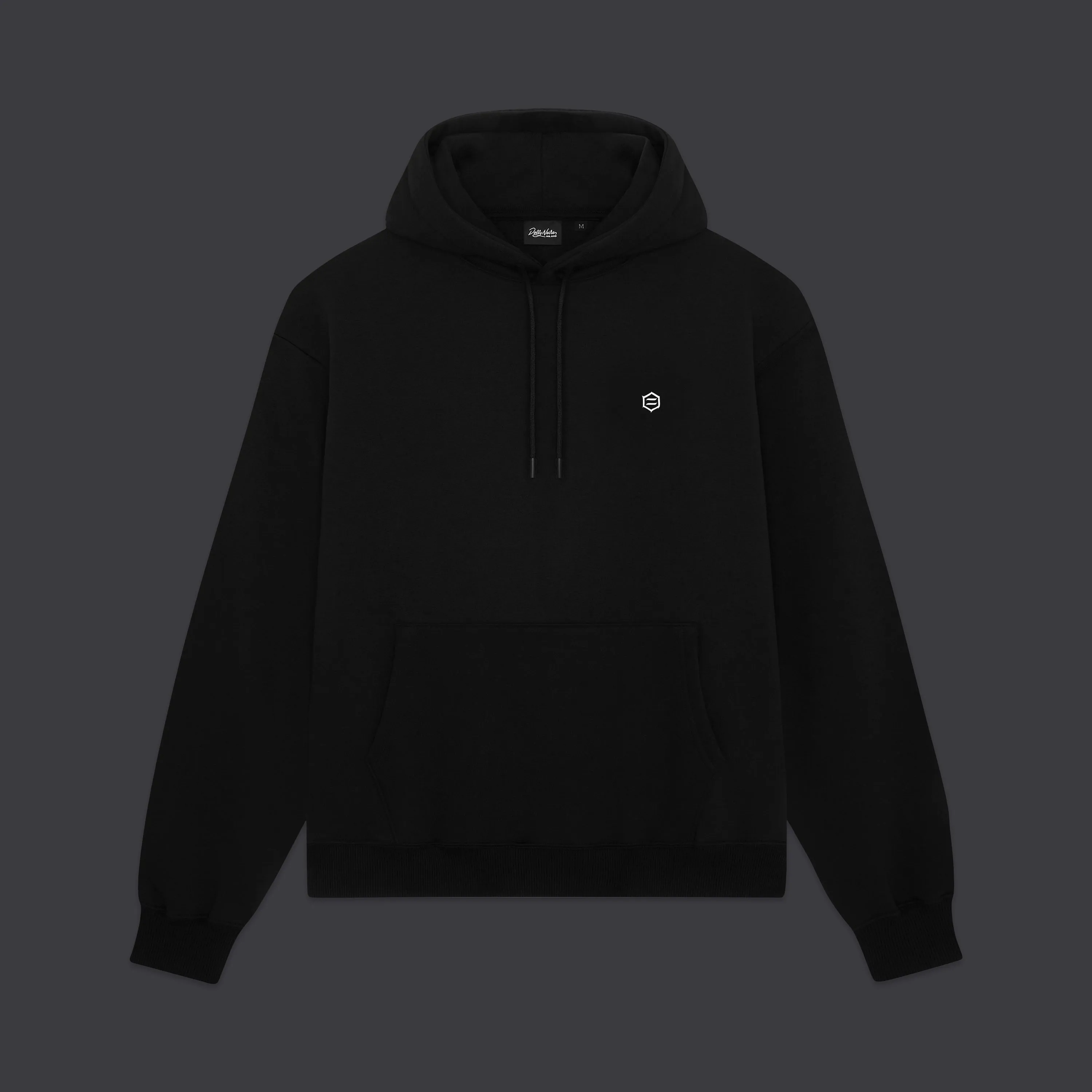 Hand Scripted Hoodie Black