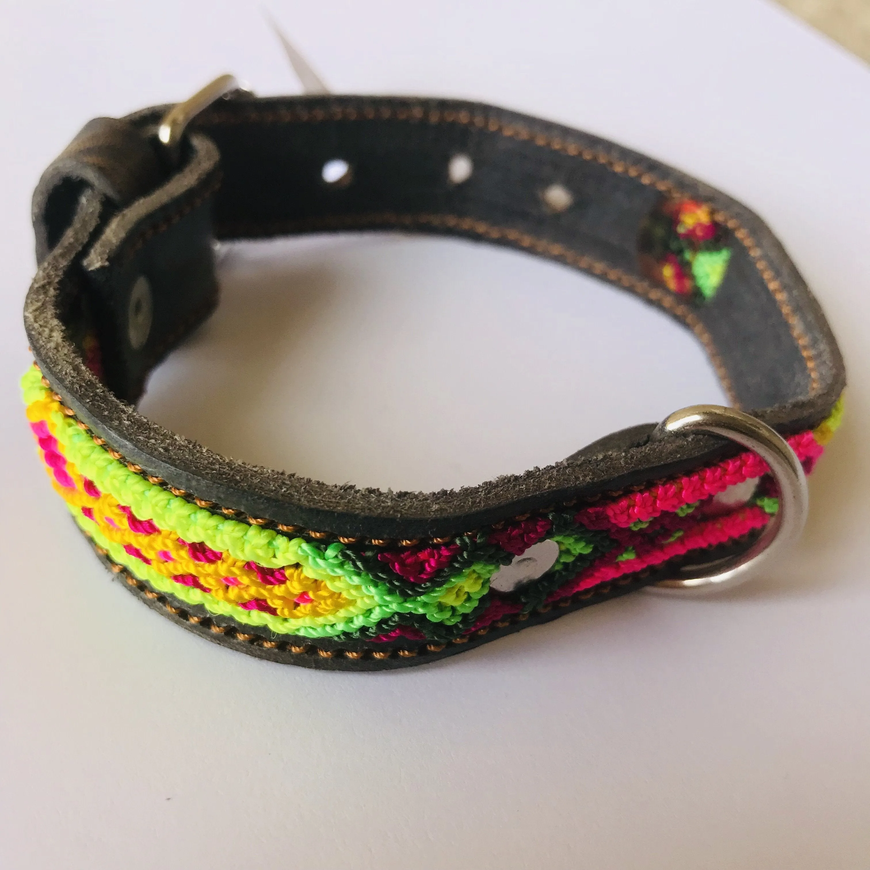 Hand Woven Dog Collar XXS for Cats and Mini Breeds