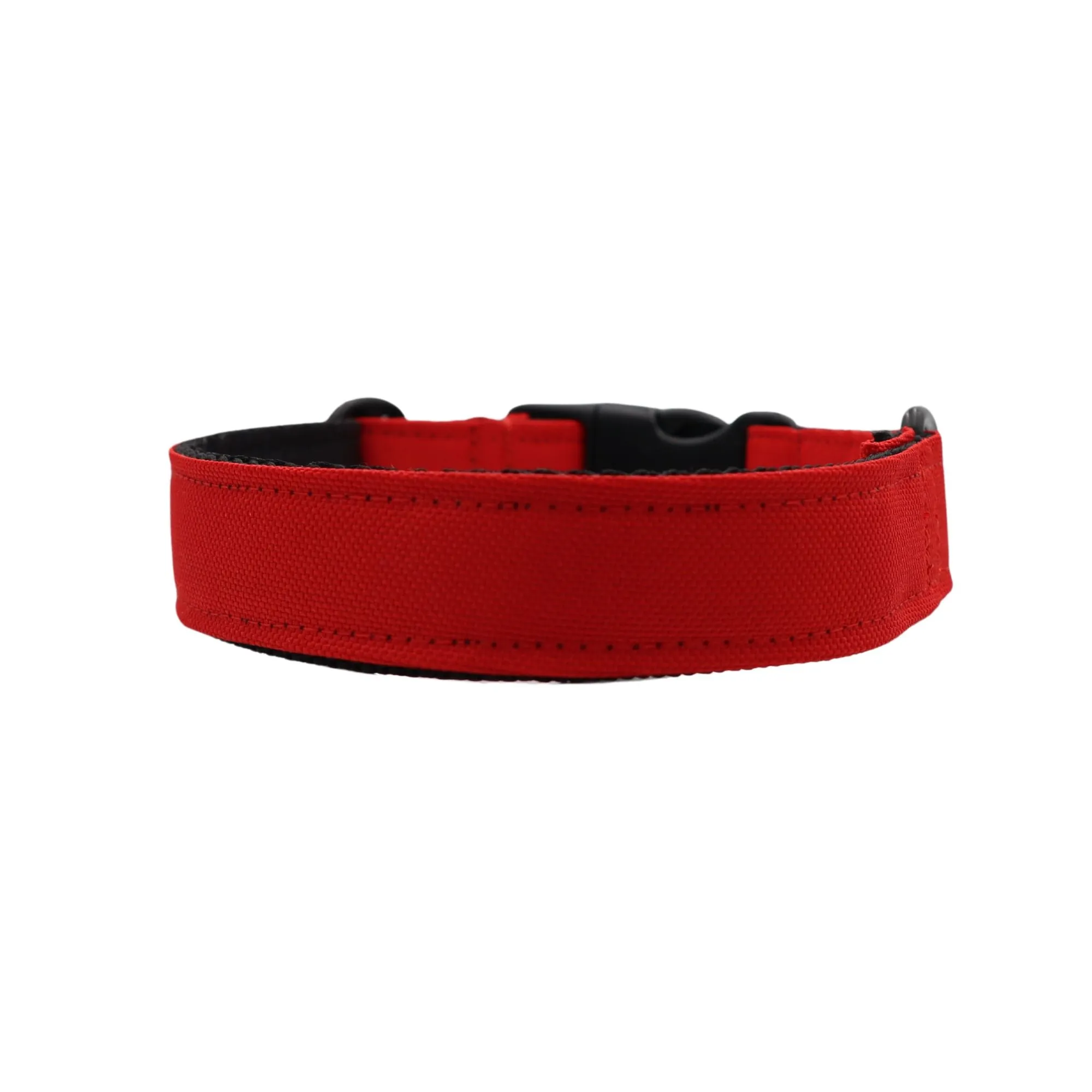 Handmade Dog Collar | Red | Width: 15-20-25-30-40-50 mm