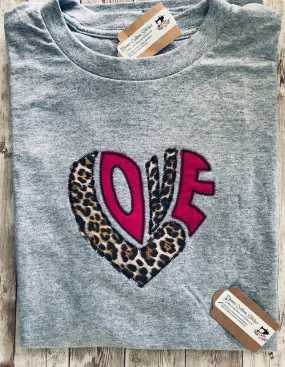 Heart Love Valentines Day Adult Unisex Sweatshirt OR T-Shirt Gift