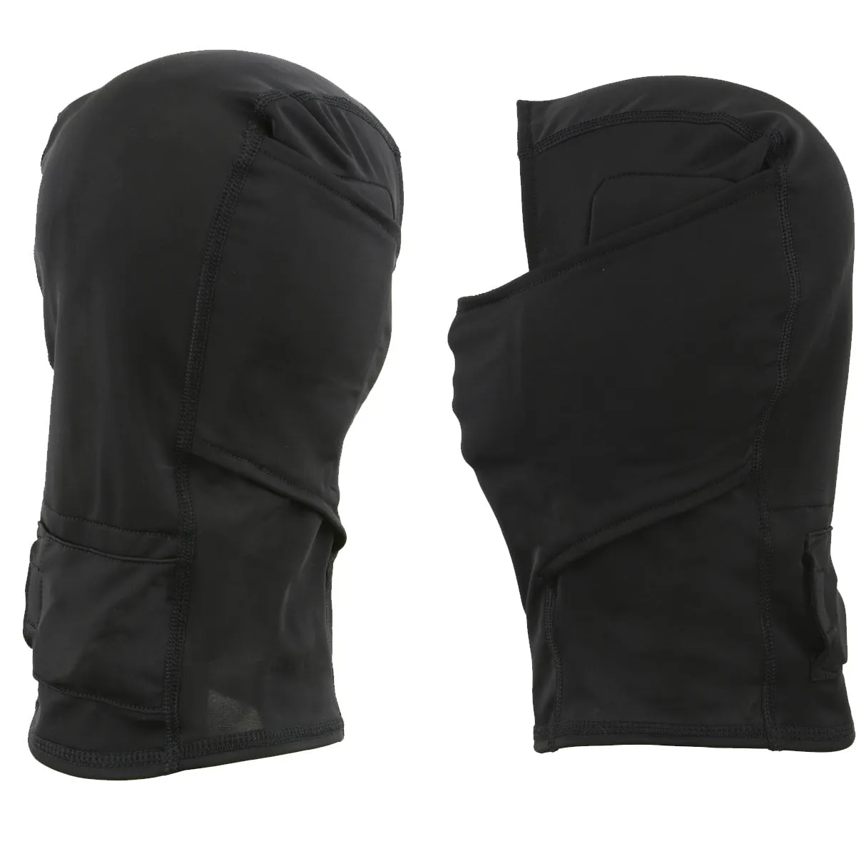 Hot Leathers HLT68 'The O.G.' Flat Black DOT Half Helmet for Men and Women w/ MP7922FMSET Heated Balaclava Bundle