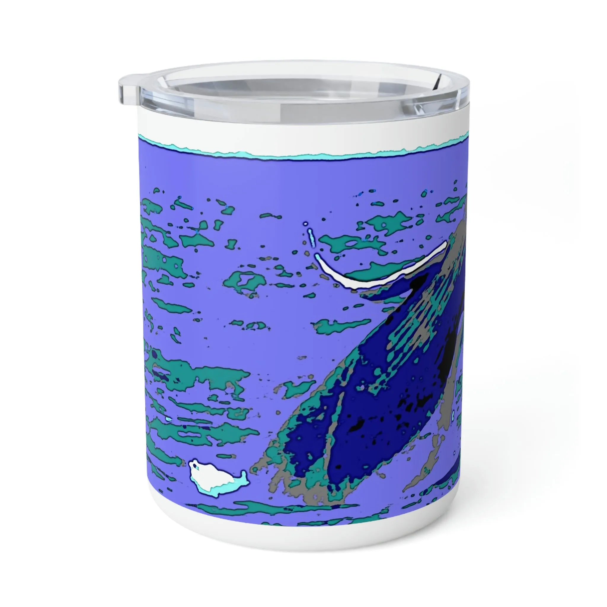 Insulated Coffee Mug, 10oz  ... Baby Humpback Breaching ... Maui, HI: April 2022 ... "Family Archives: KPH" ... Original Works ...