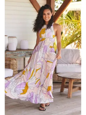 JAASE Endless Summer Lavender Swirl Maxi Dress