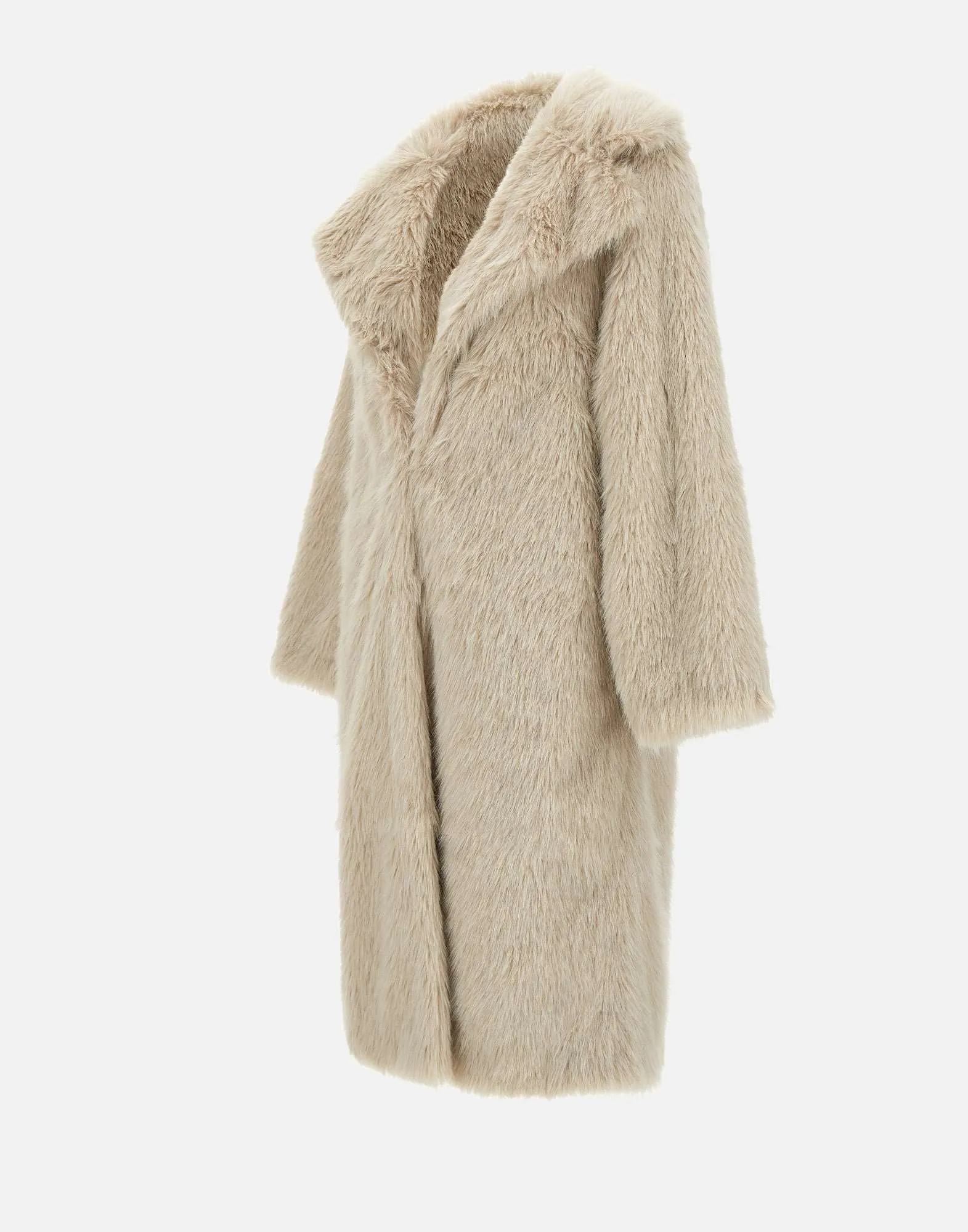 Kasha Eco-Fur Sand Coat