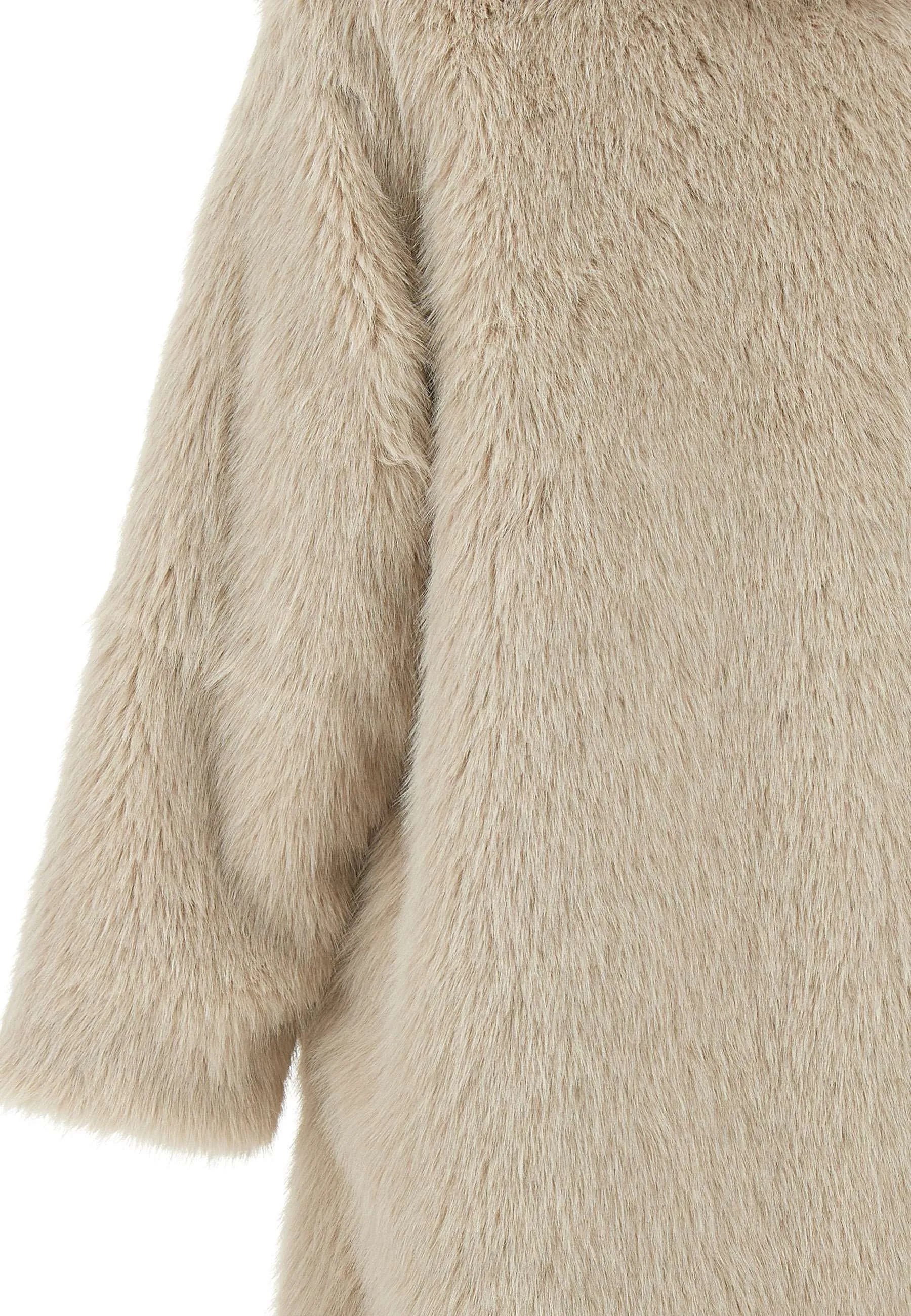 Kasha Eco-Fur Sand Coat