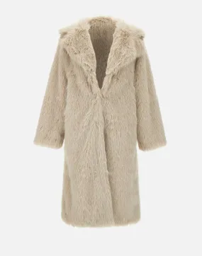 Kasha Eco-Fur Sand Coat