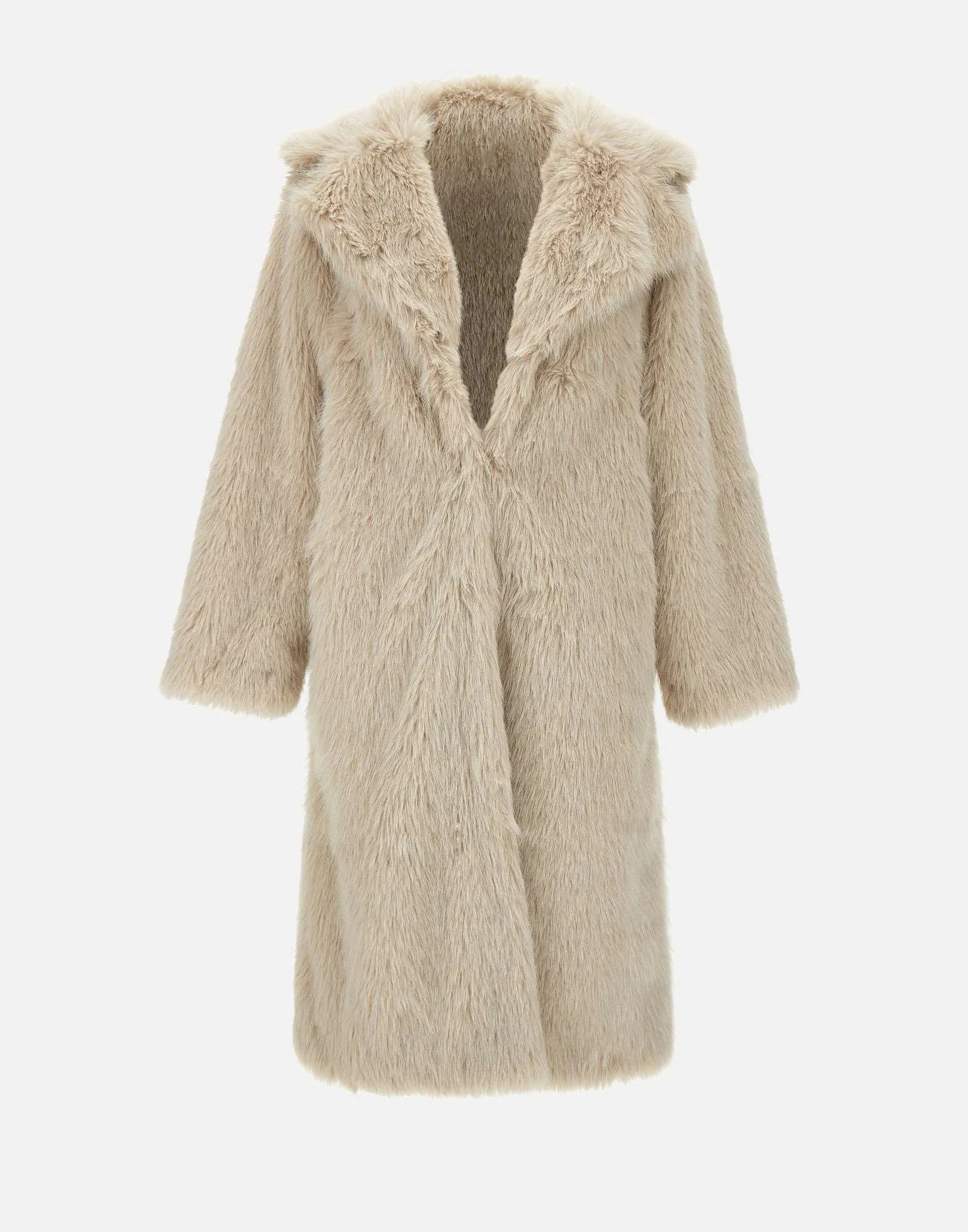 Kasha Eco-Fur Sand Coat