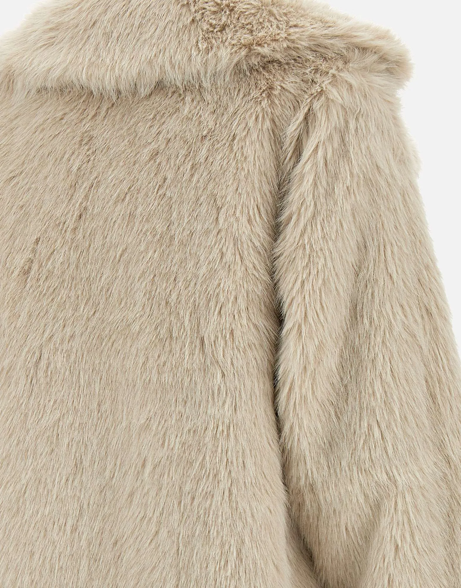 Kasha Eco-Fur Sand Coat