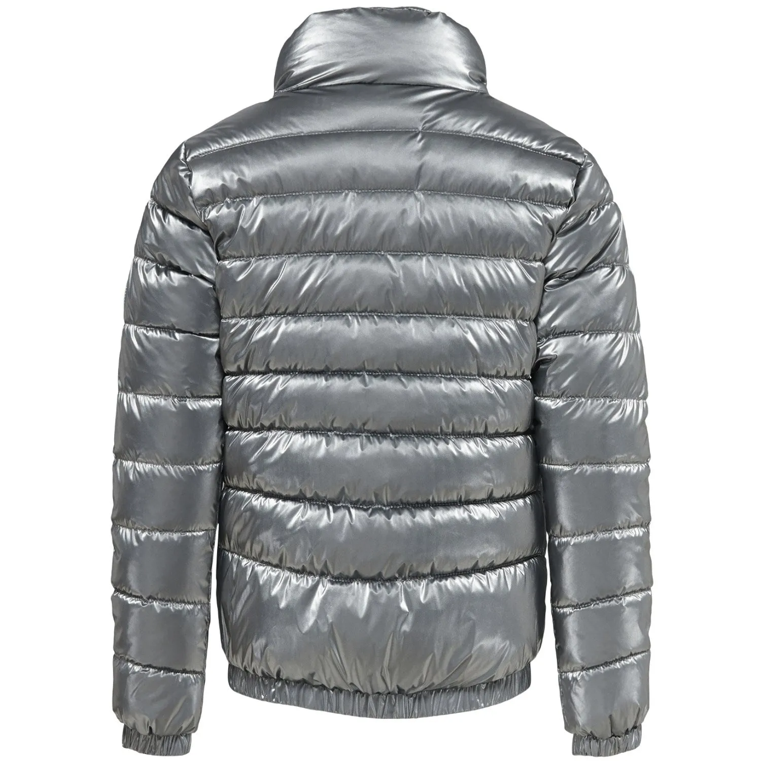 kids ONLY Silver Talia Shine Quilted Jacket