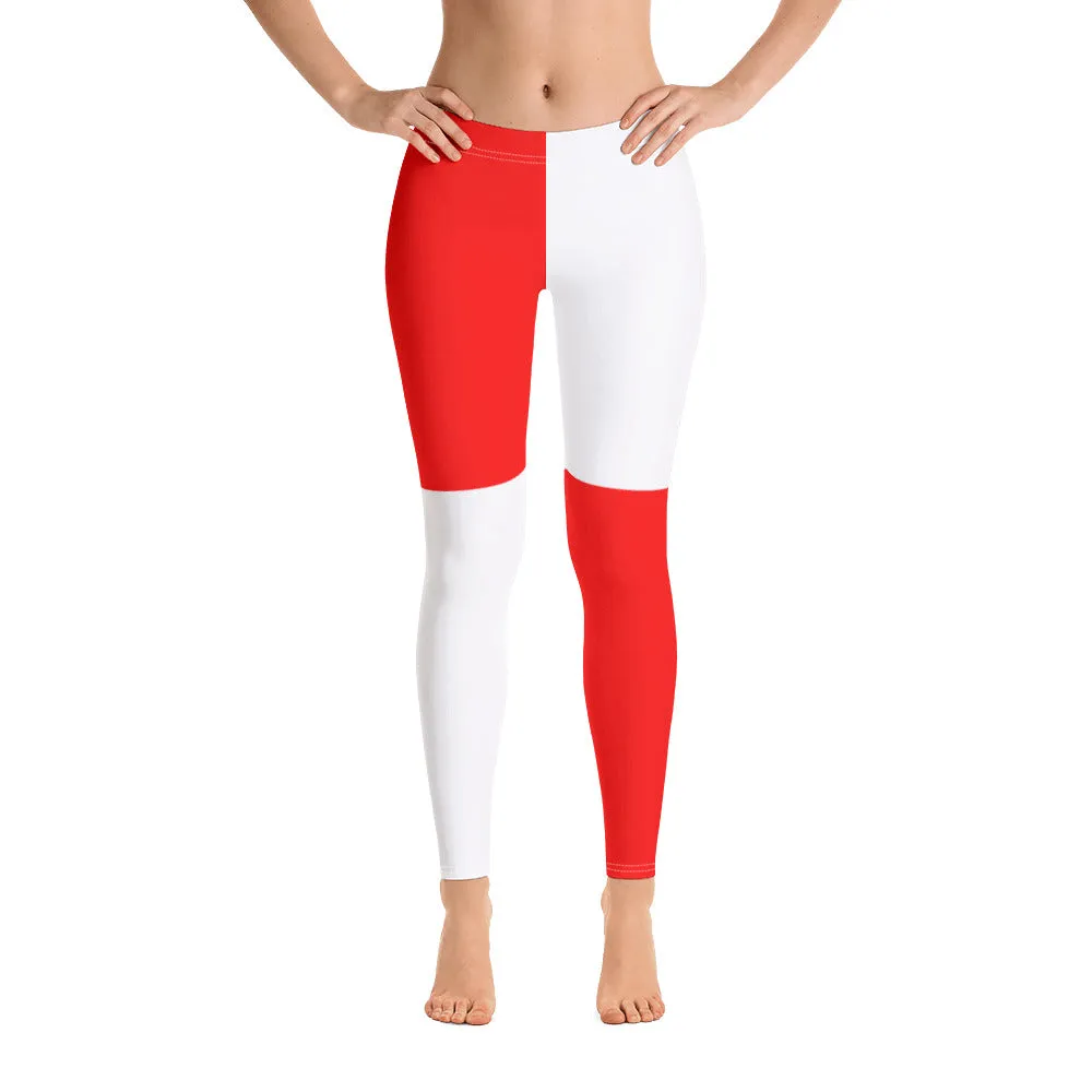 Leggings Red/White