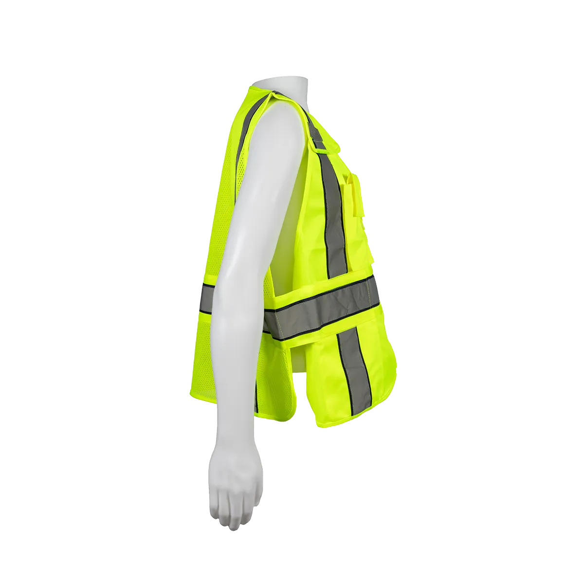 LV2-BPSV ANSI Class 2 Lime/Navy Two Tone Expandable Breakaway Public Safety Vest