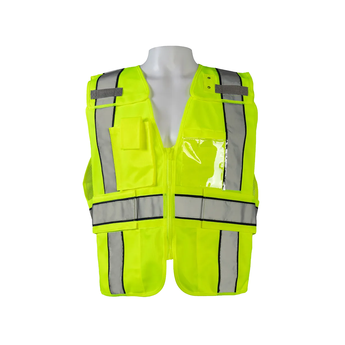 LV2-BPSV ANSI Class 2 Lime/Navy Two Tone Expandable Breakaway Public Safety Vest