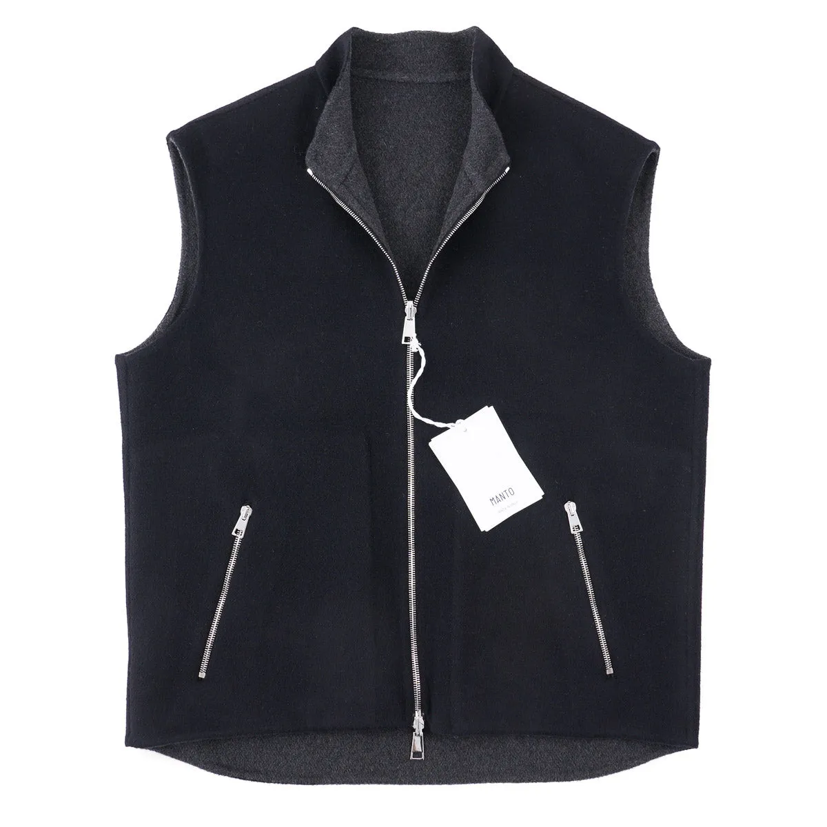 Manto Reversible Pure Cashmere Vest