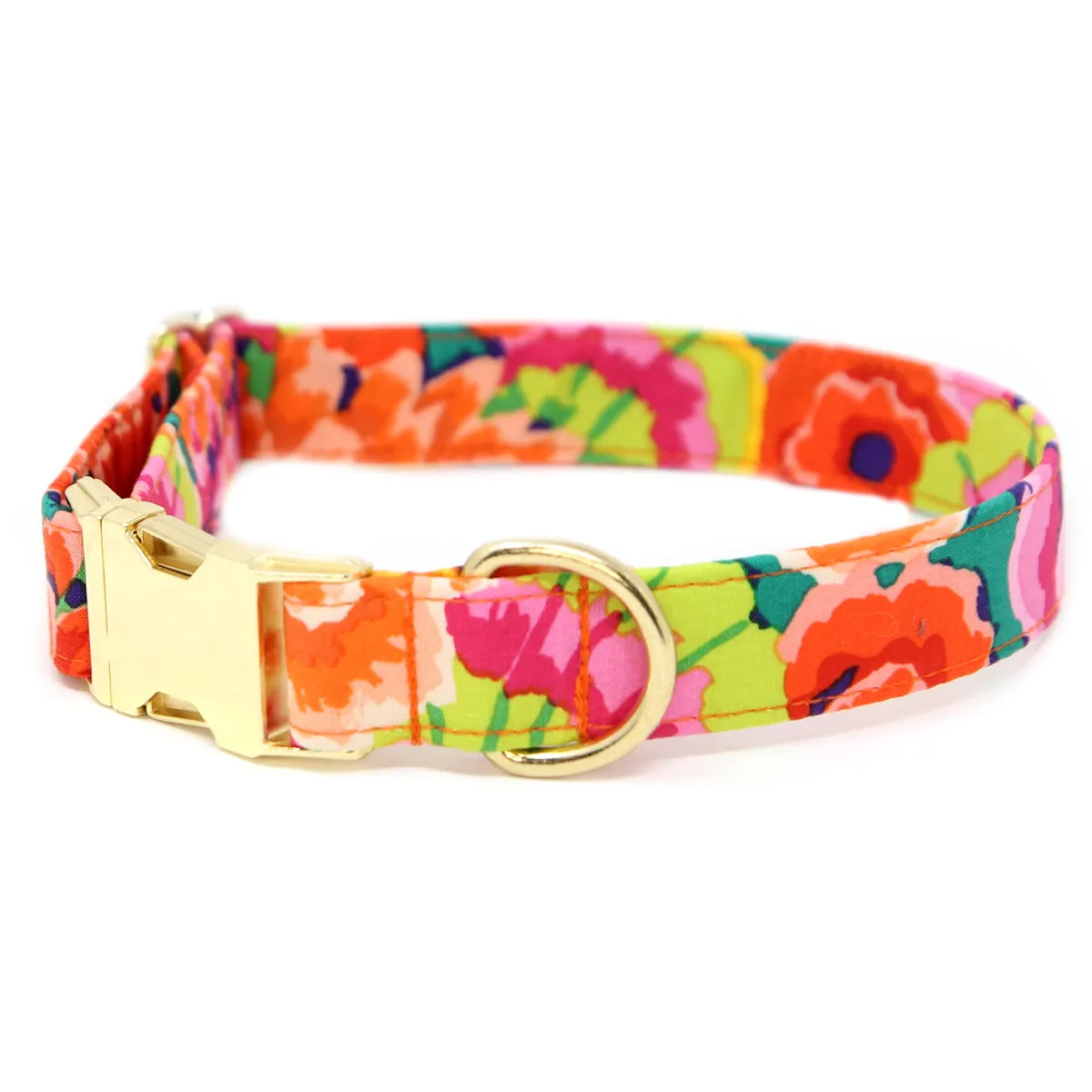 Marigold Orange Floral Collar