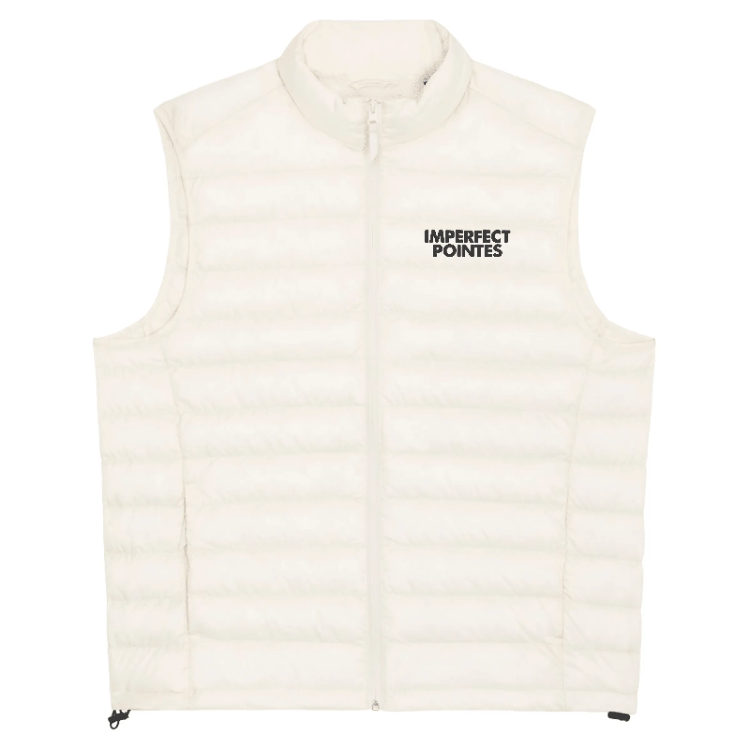 Mens Quilted Bodywarmer Gilet with Embroidered BLACK Logo