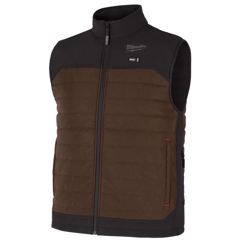 Milwaukee Tool XXL Unisex Heated Vest Kit Brown