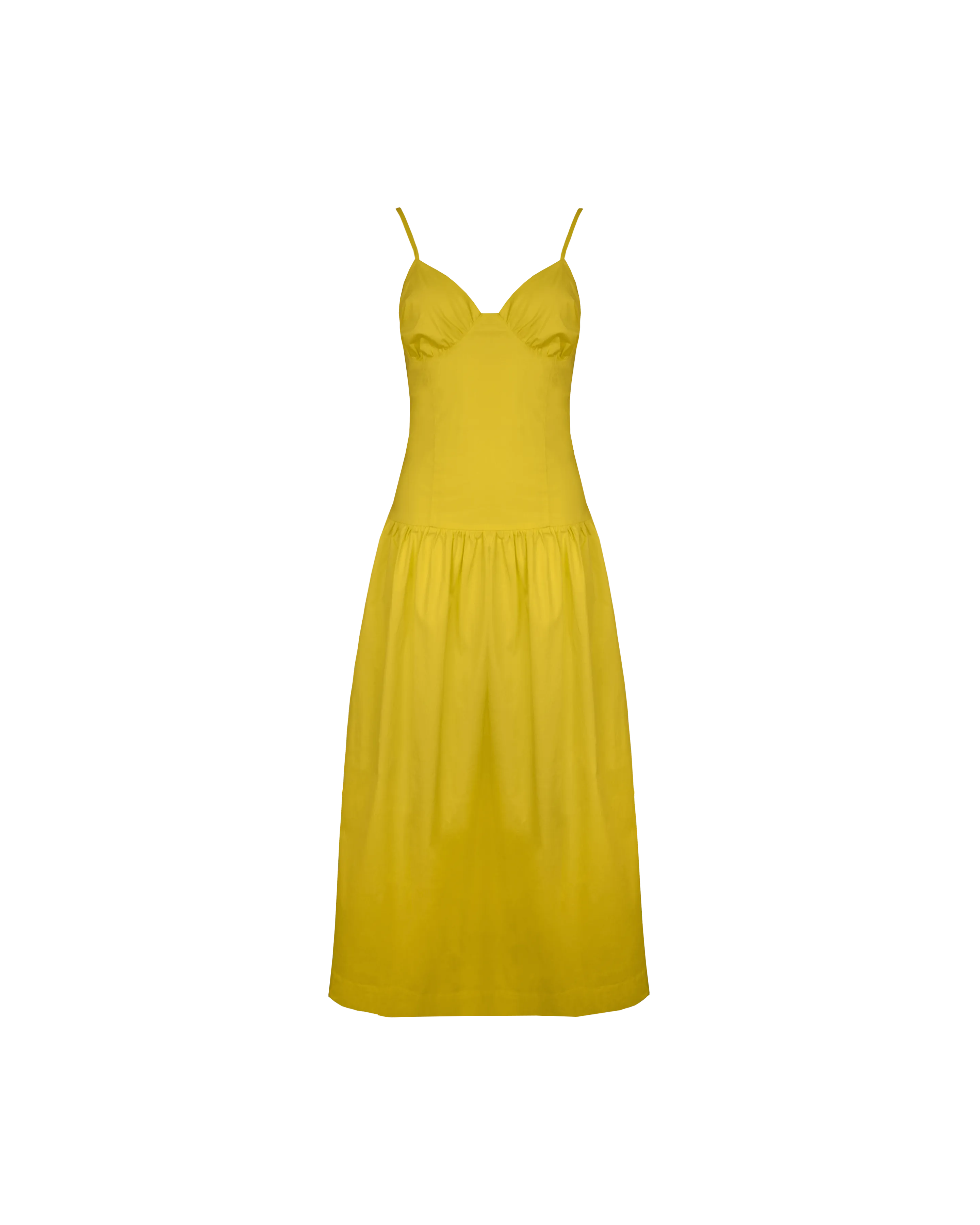 MONACO DRESS CHARTREUSE