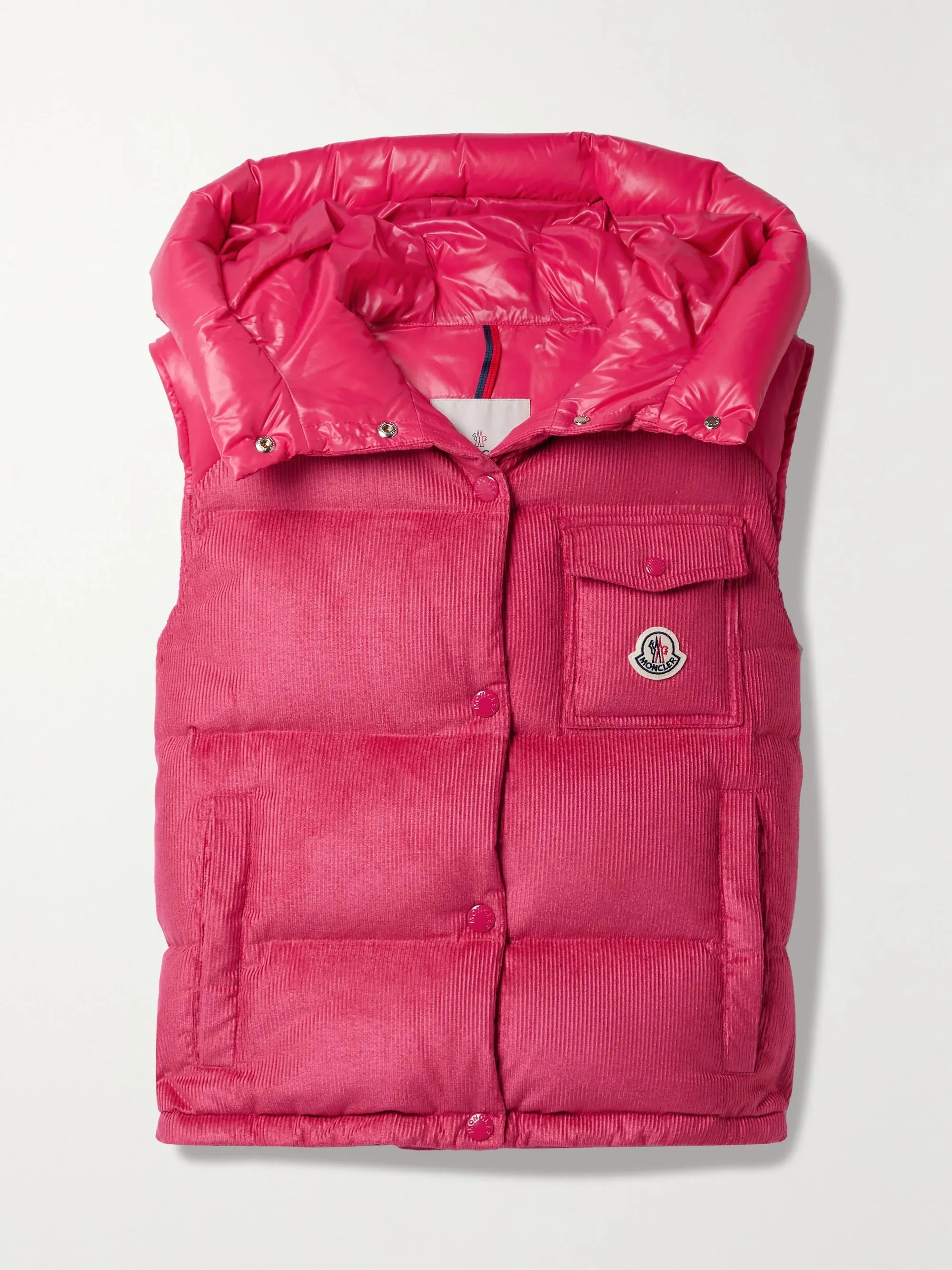 Moncler Eau Gilet Down Hooded Vest