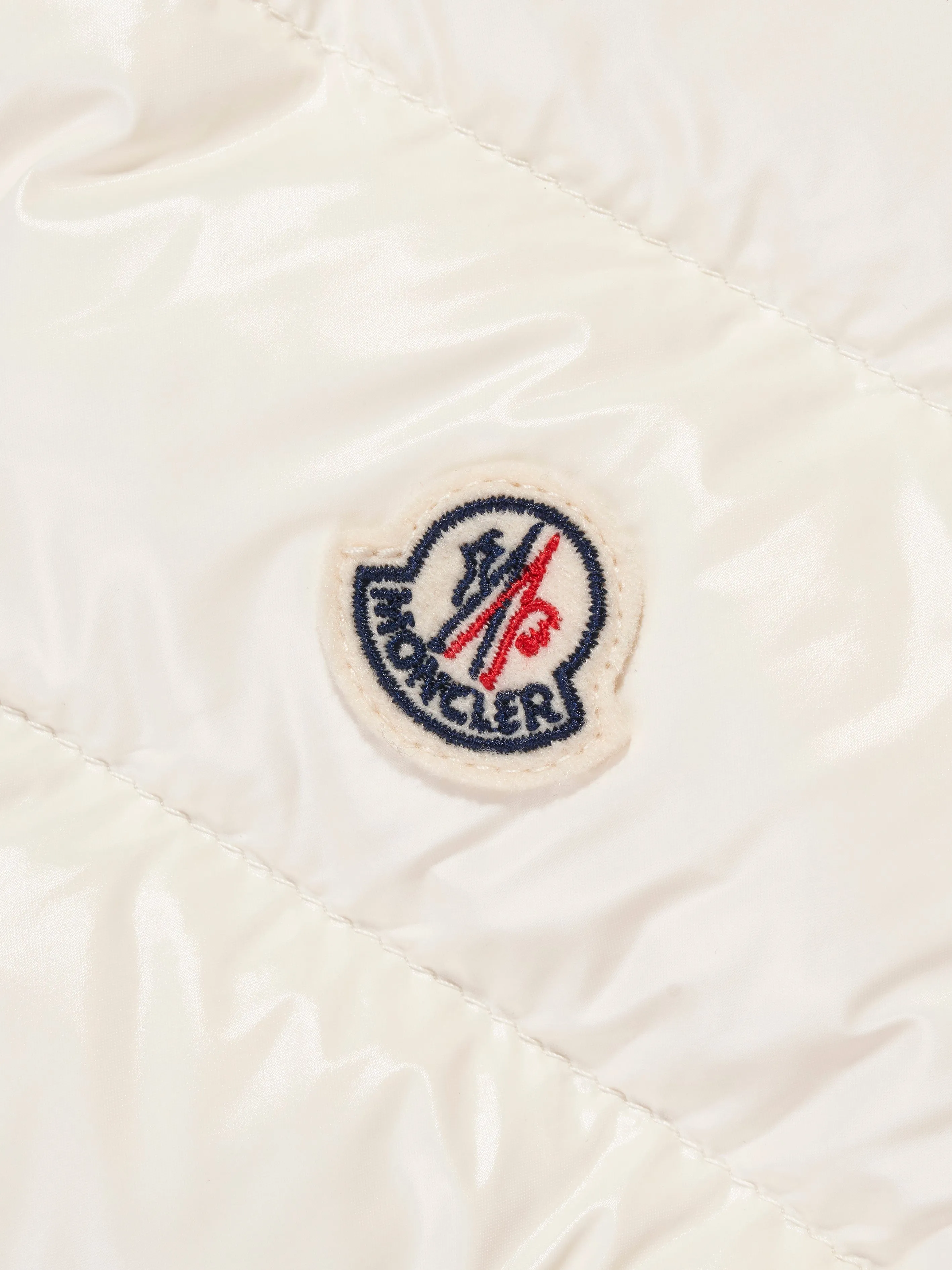 Moncler Enfant Boys Down Padded Tib Gilet in White