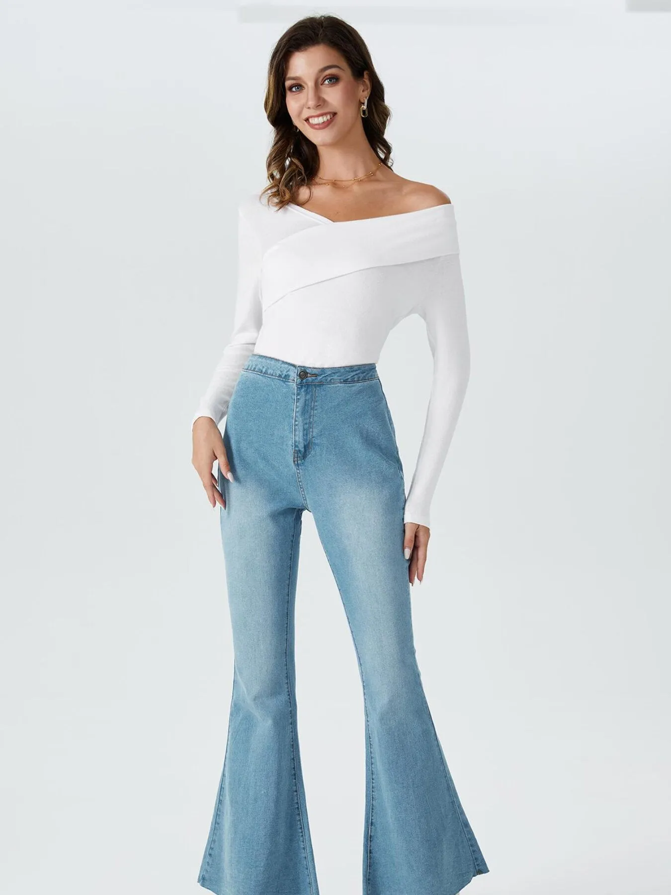 OL Asymmetrical One Shoulder Top