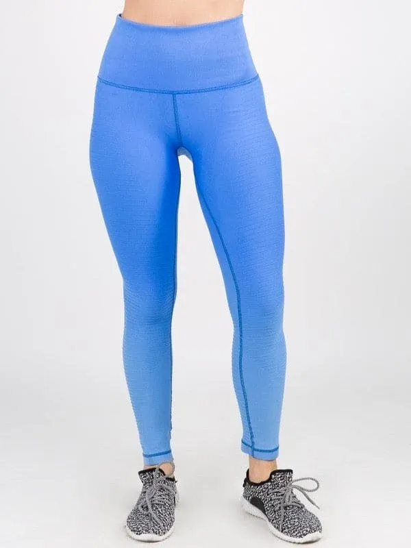 Ombre Moto Ridge Compression Leggings