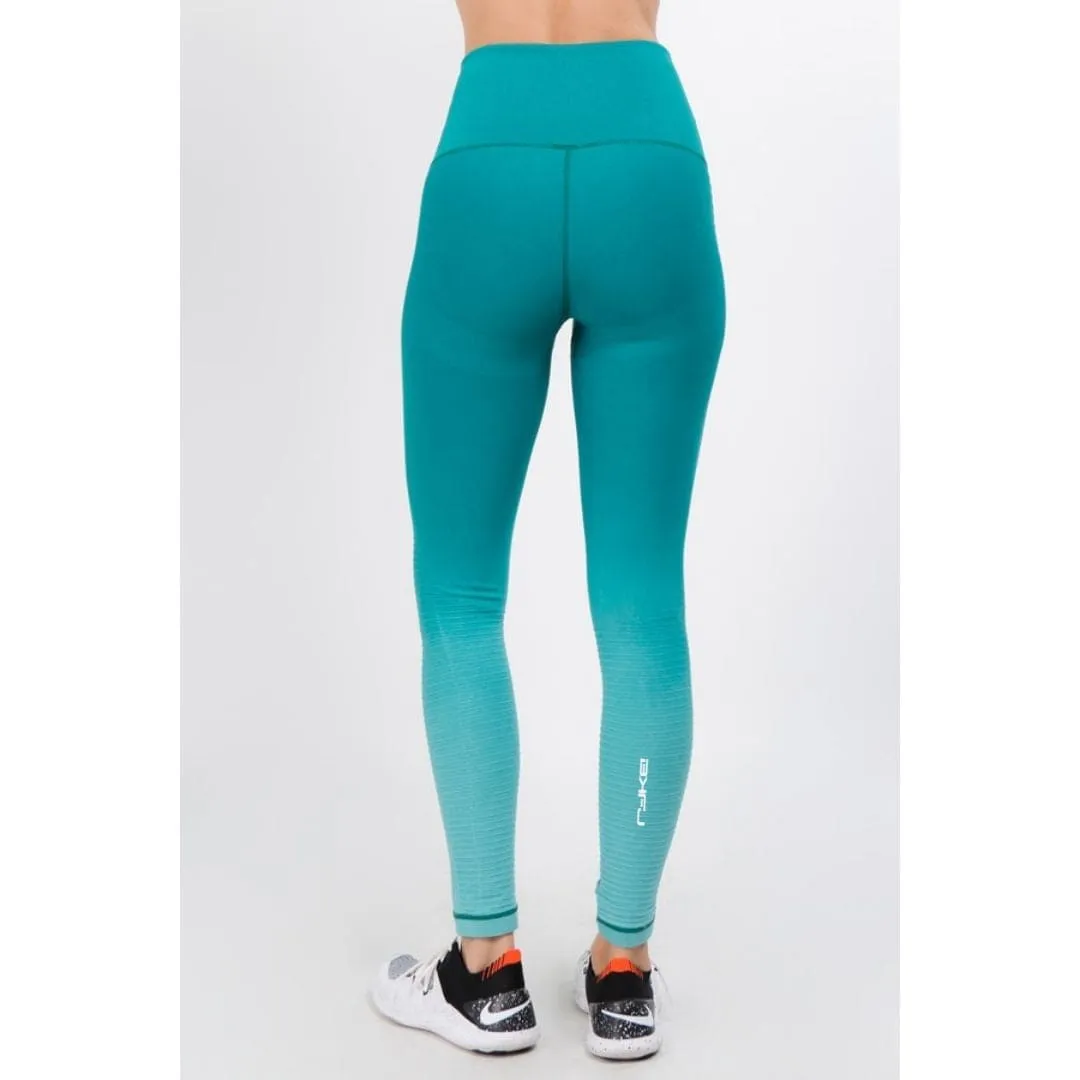 Ombre Moto Ridge Compression Leggings