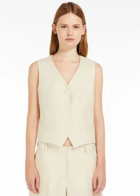 PACCHE LINEN WAISTCOAT