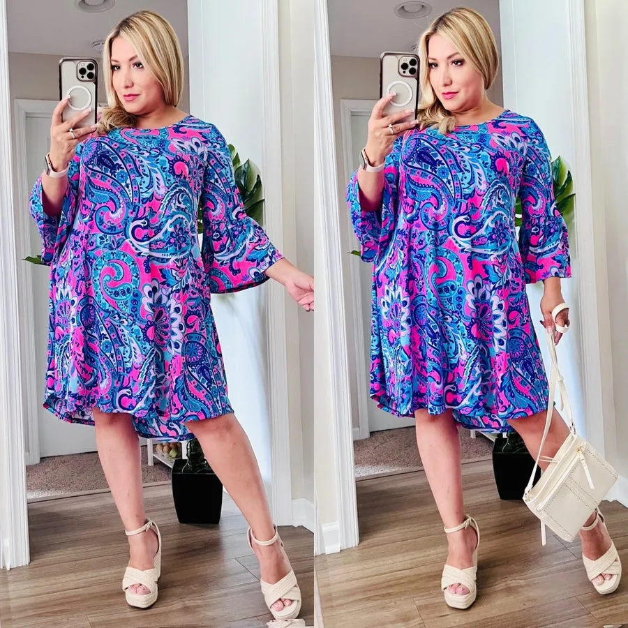 Paisley Swing Dress