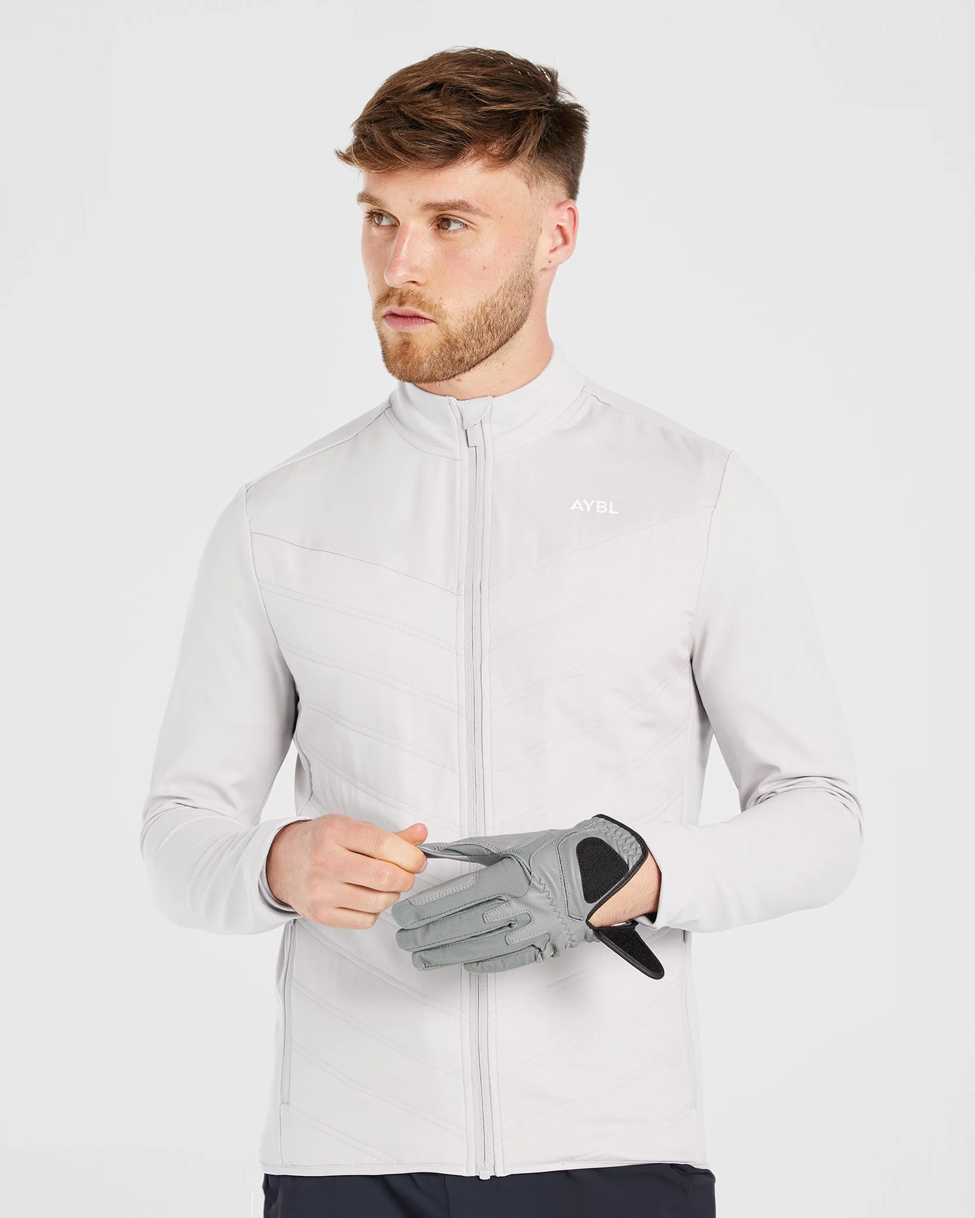 Performance Hybrid Jacket - Ice Grey