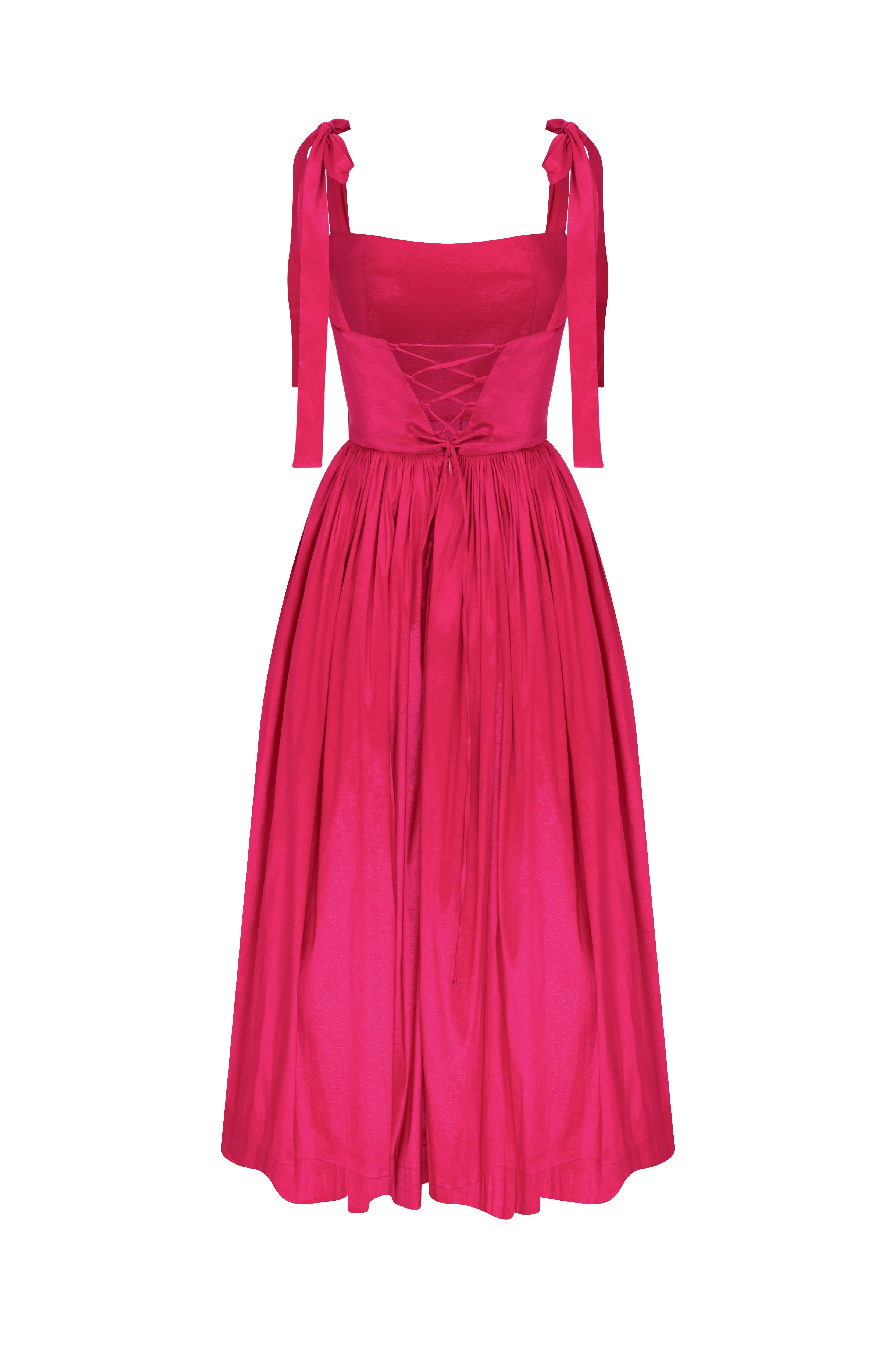 Sibby Midi Dress in Pink