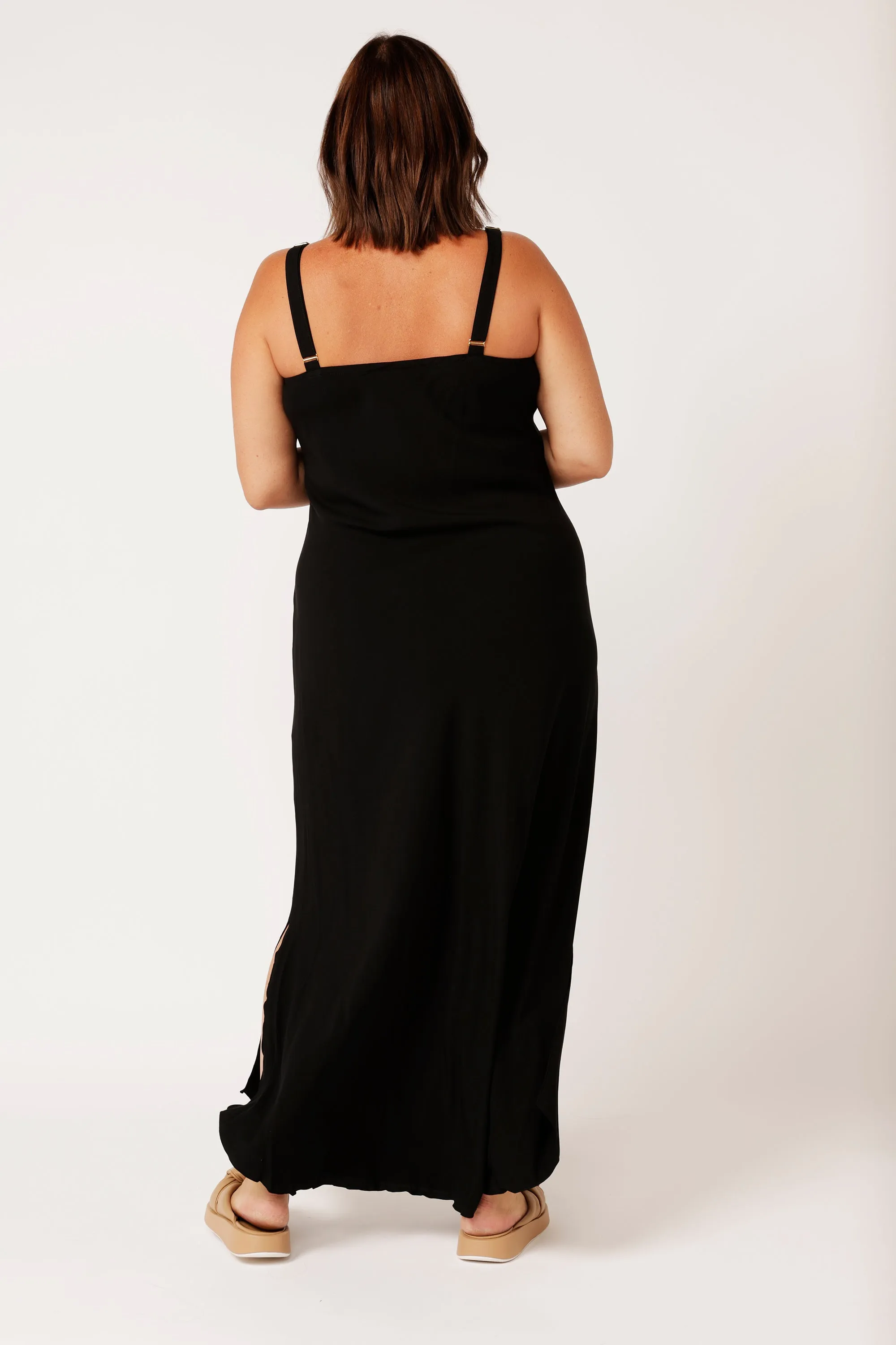 Slip Dress SUPER MAXI | Bias Cut | Black