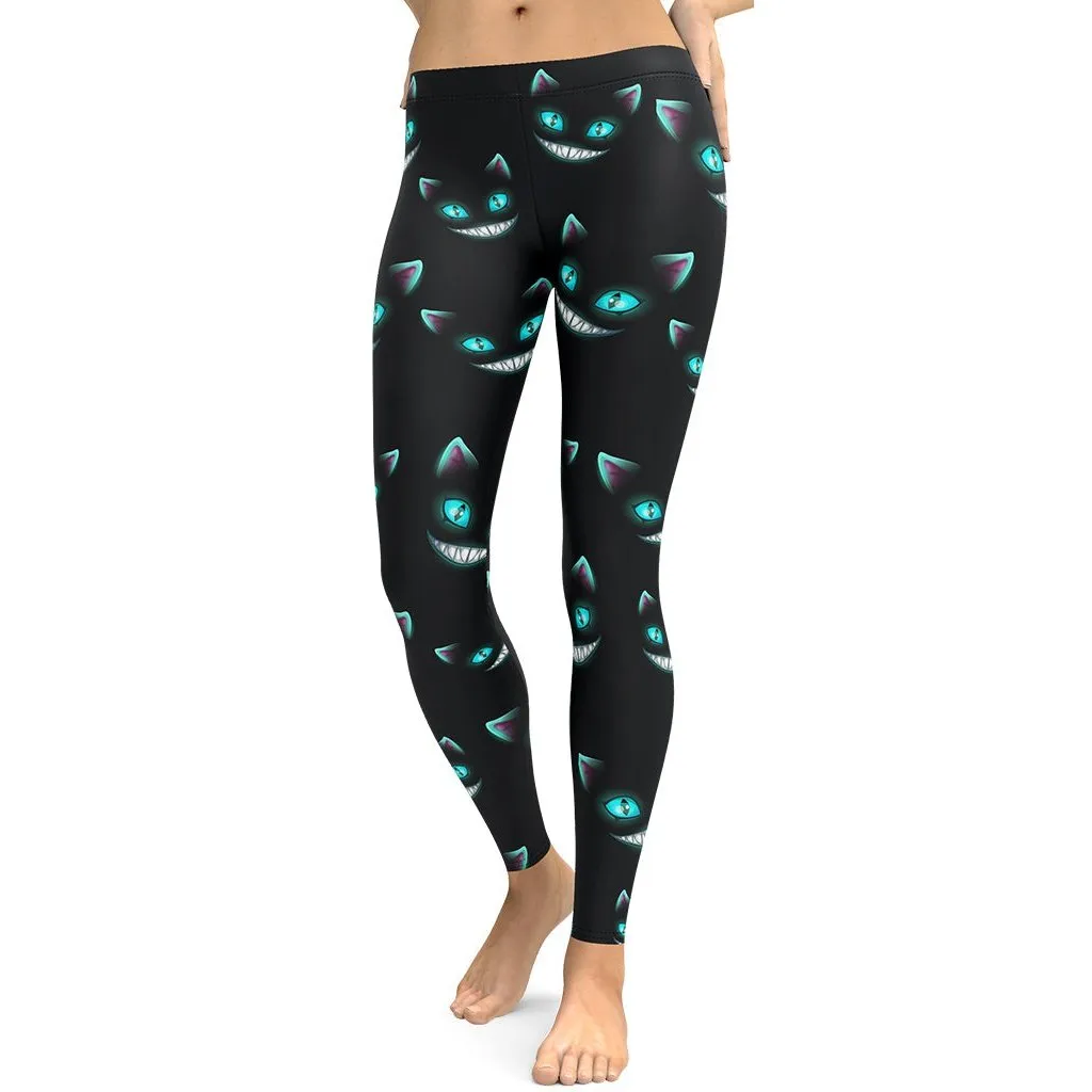 Spooky Halloween Cat Leggings