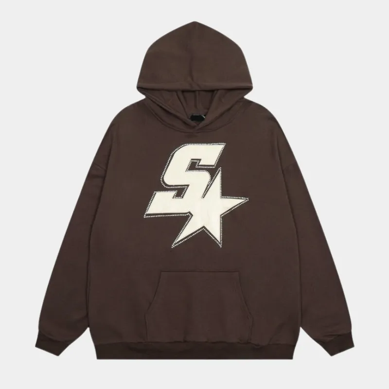 Star Letter | Printed Hoodie