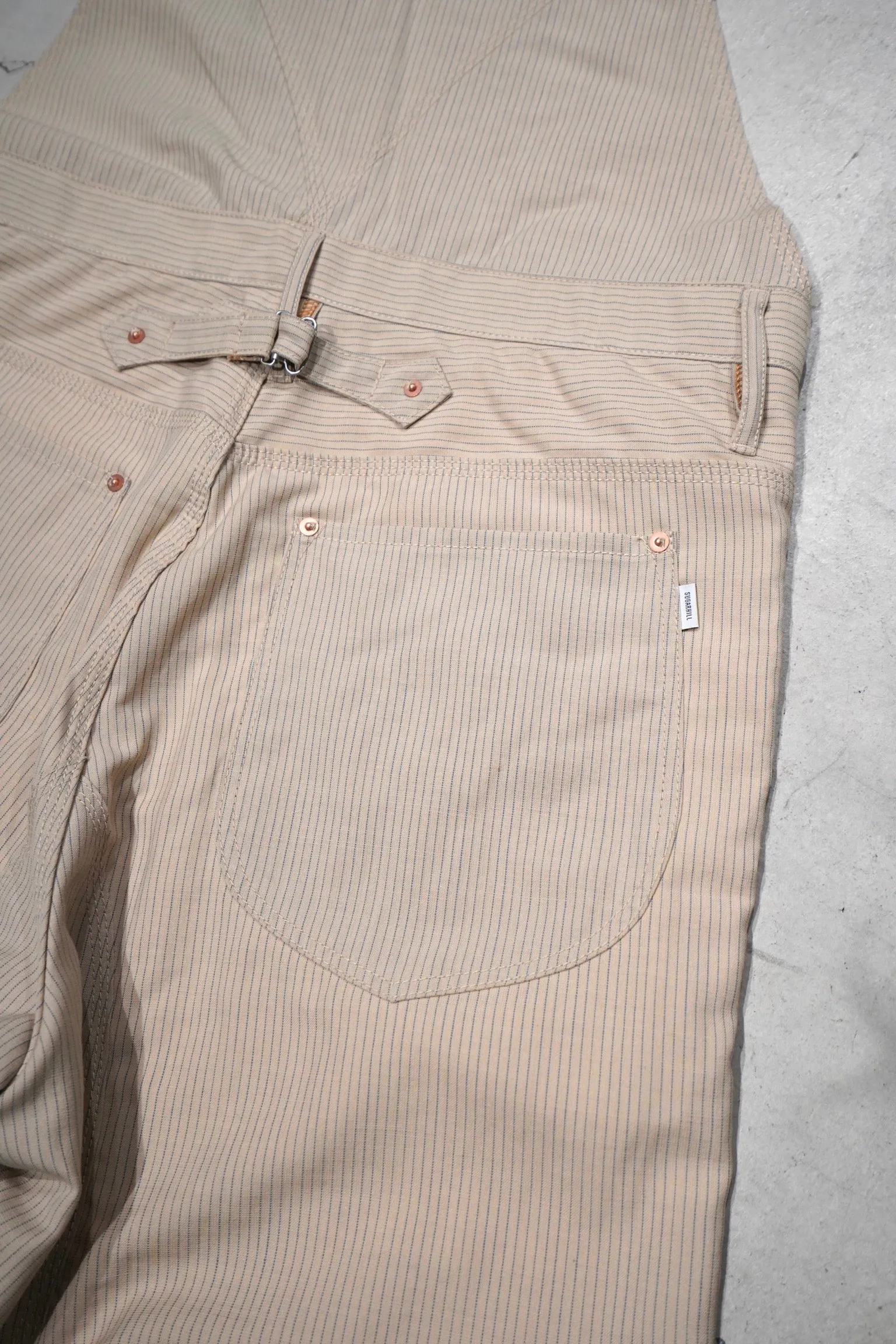 SUGARHILL WOOL LINEN OVERALL(HICKORY)