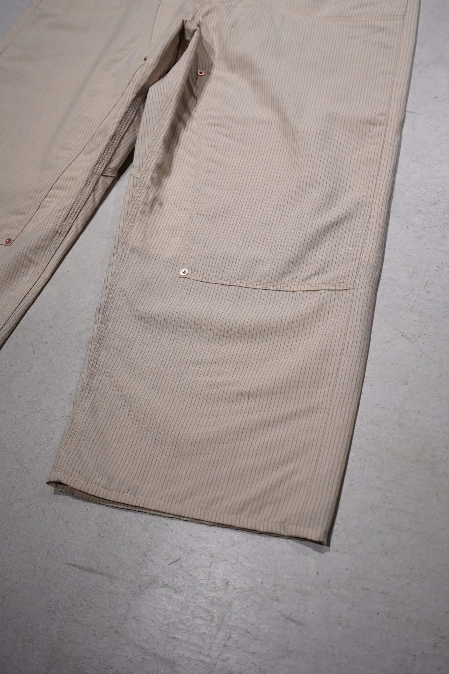 SUGARHILL WOOL LINEN OVERALL(HICKORY)