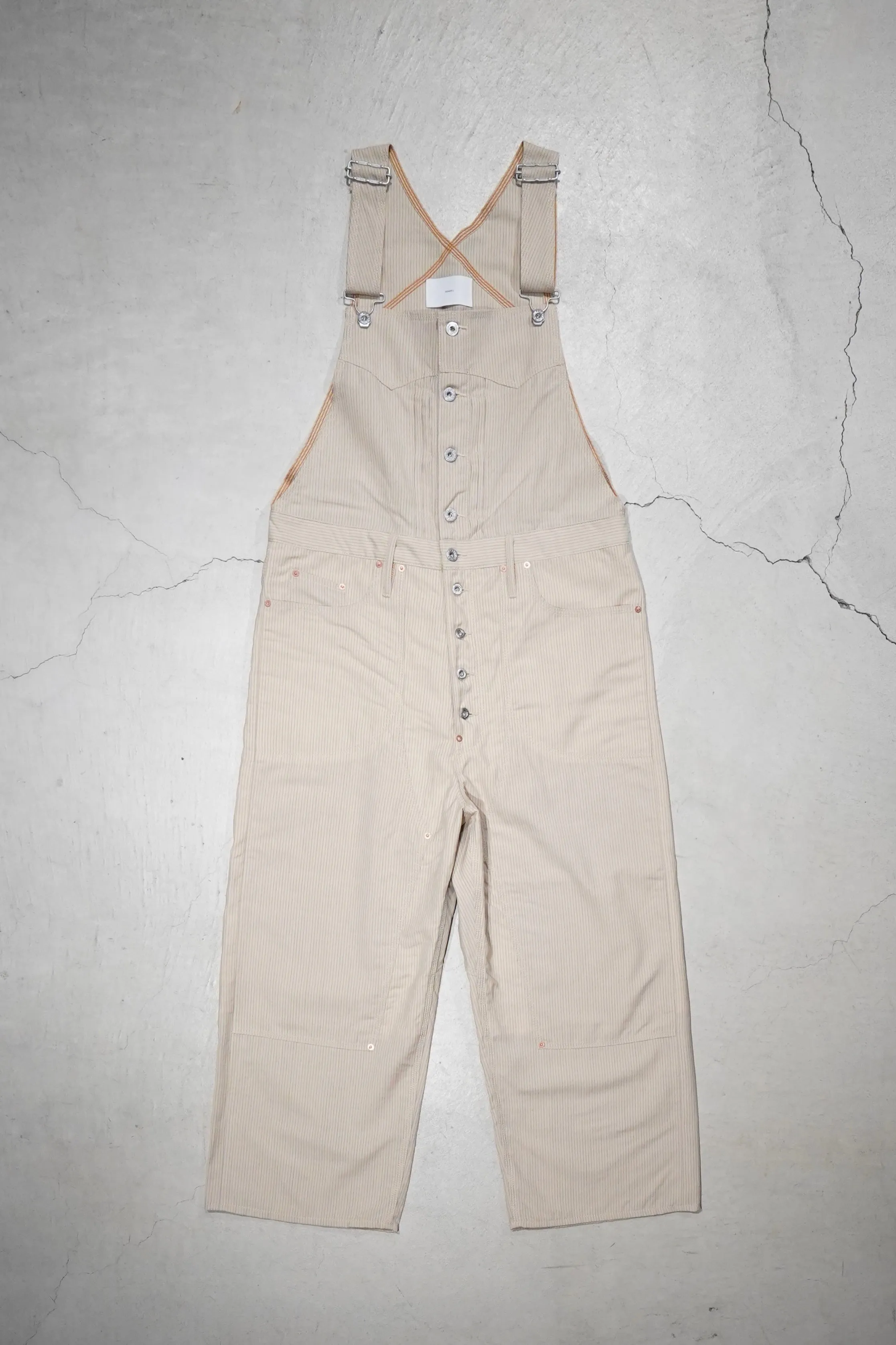 SUGARHILL WOOL LINEN OVERALL(HICKORY)